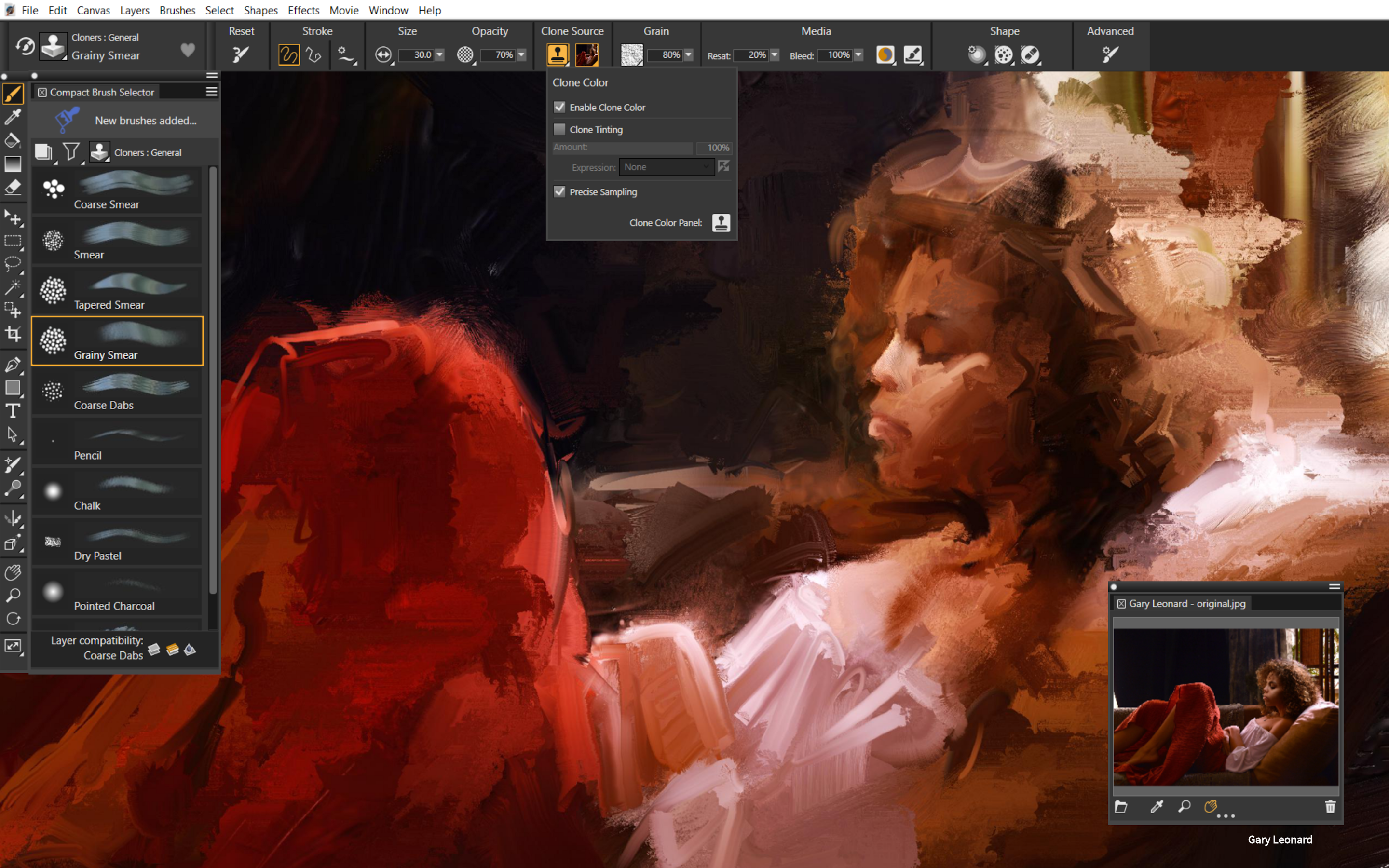 Corel Painter screenshot