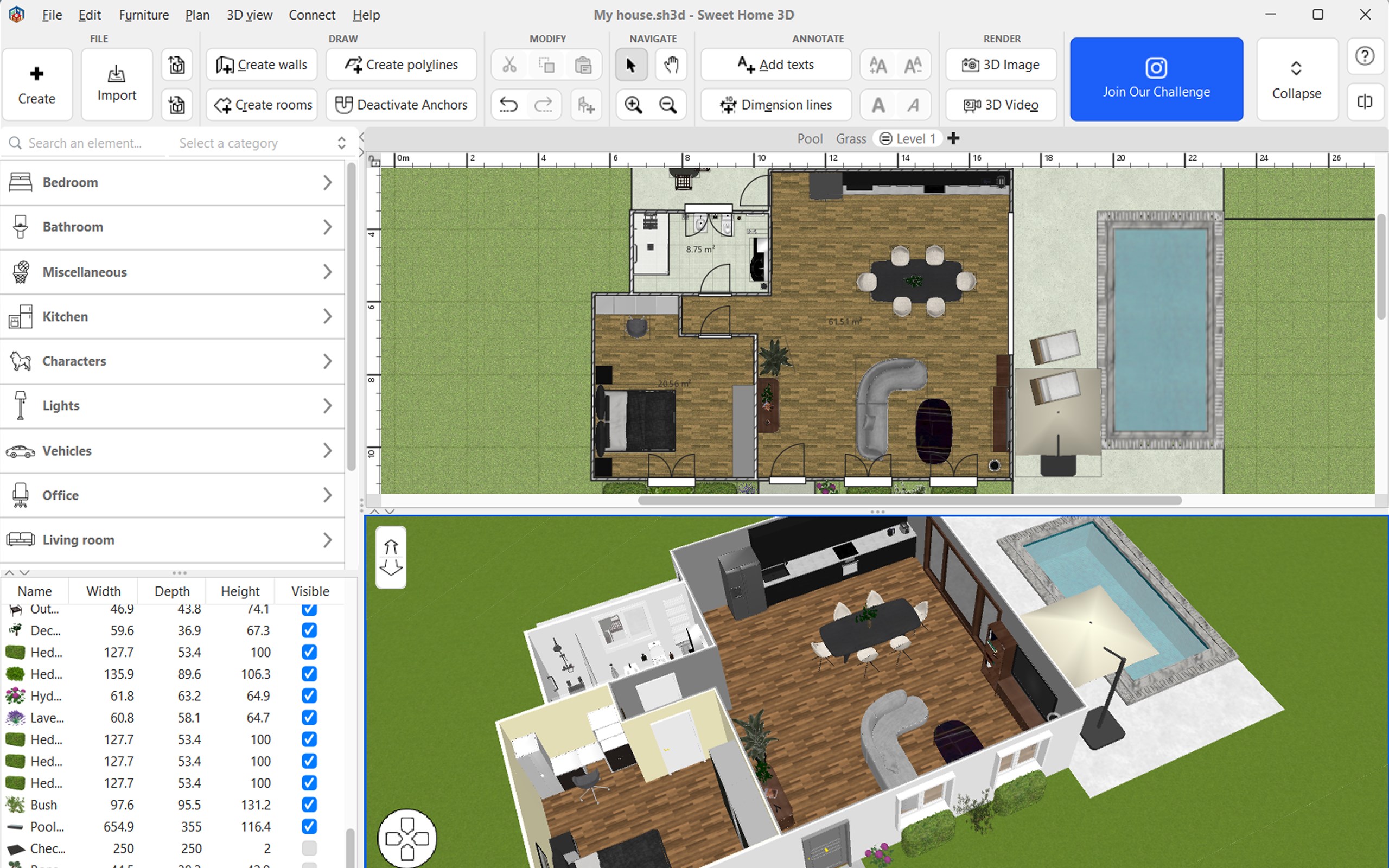 Sweet Home 3D: Interior Design & Home Planner screenshot