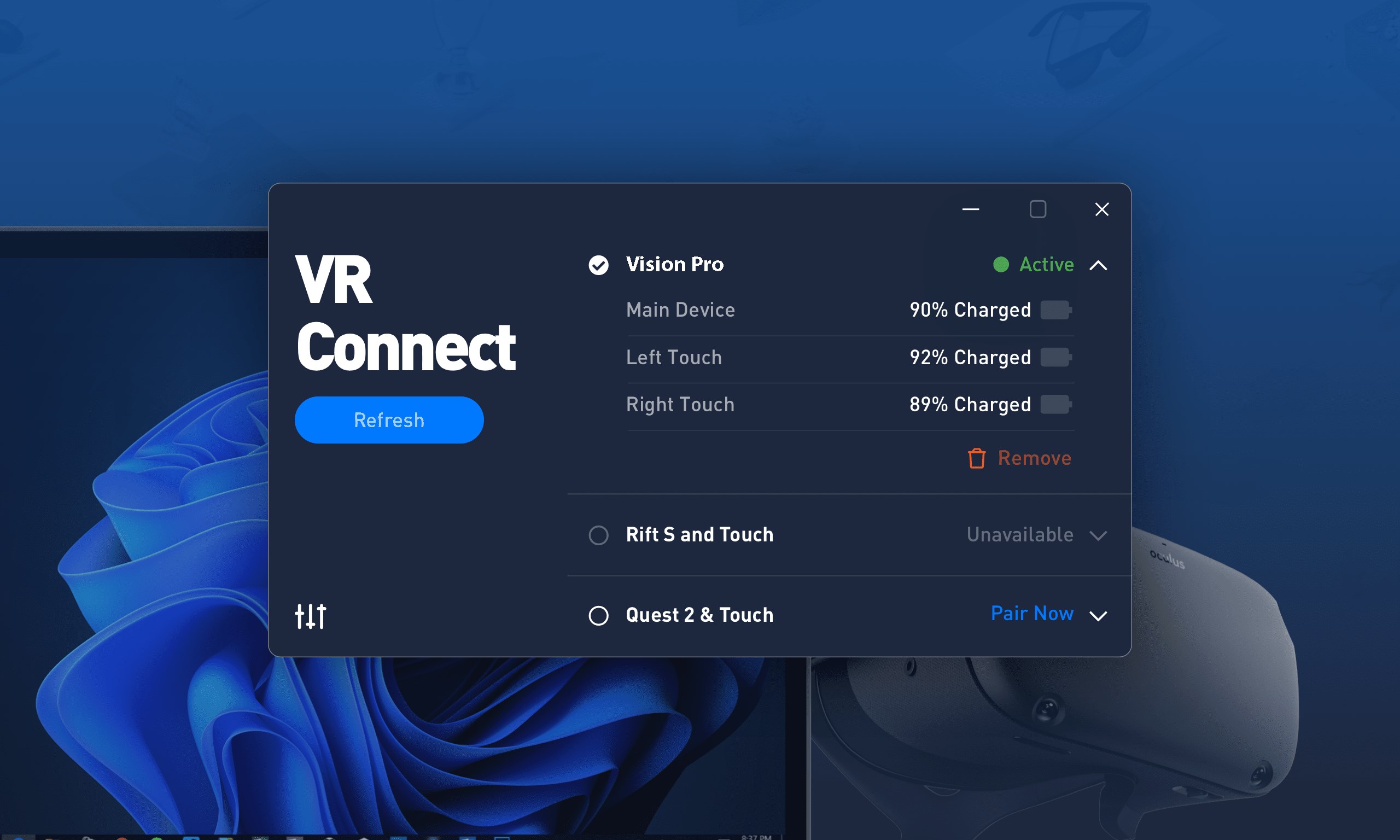 VR Vision App screenshot