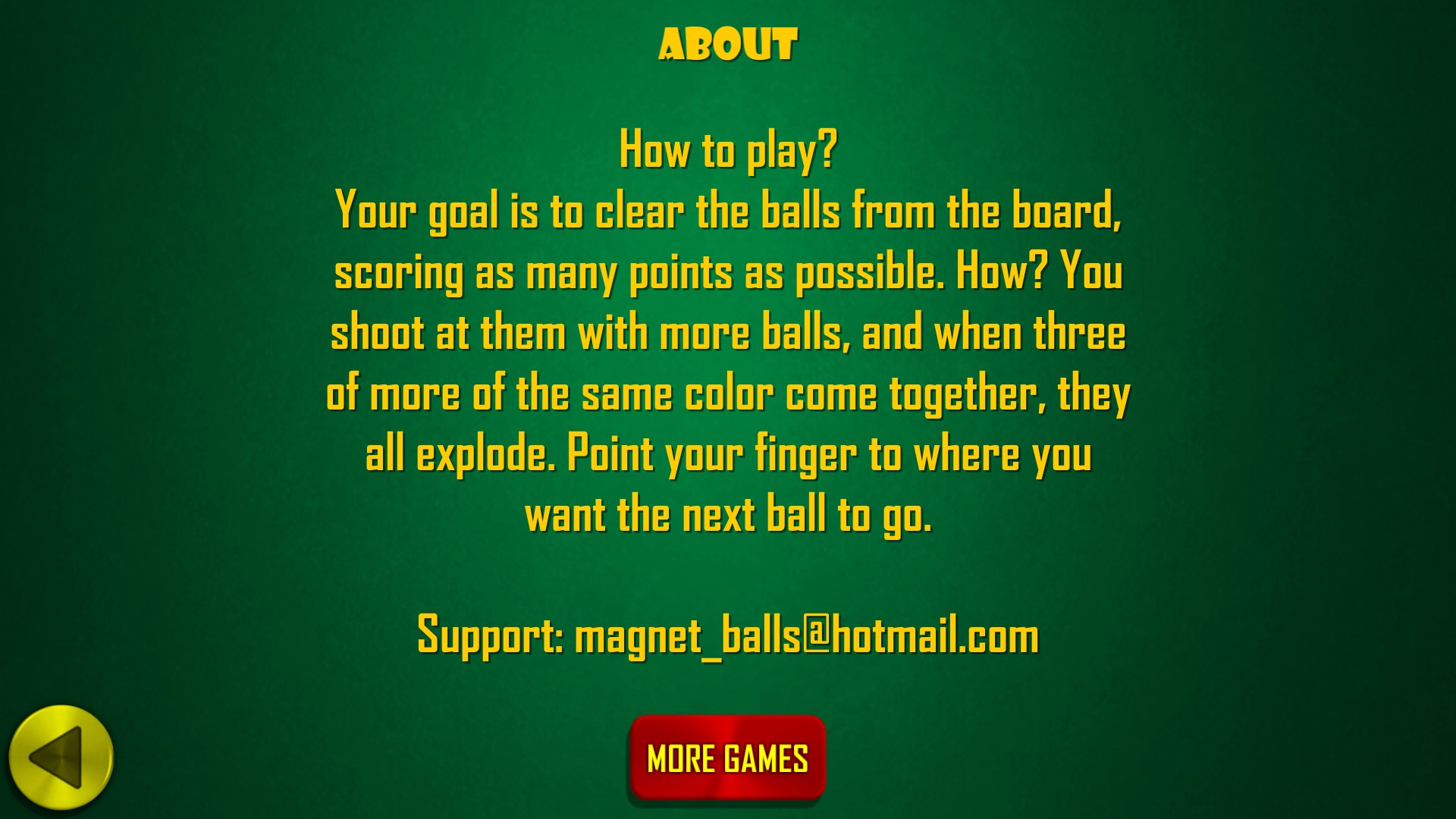 Magnet Balls Free screenshot