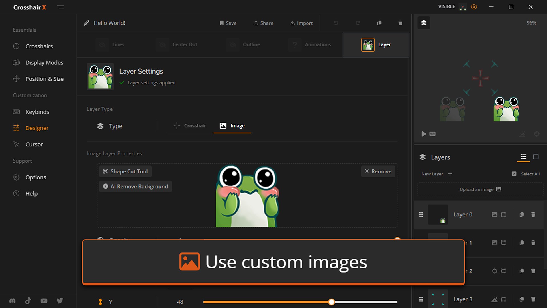 Crosshair X screenshot