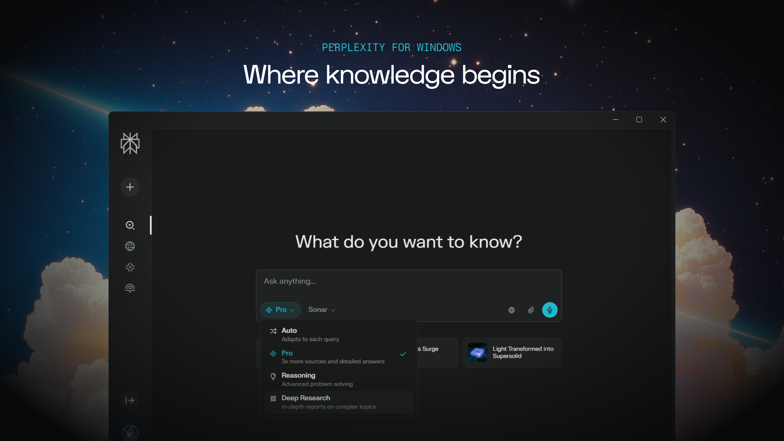 Perplexity screenshot