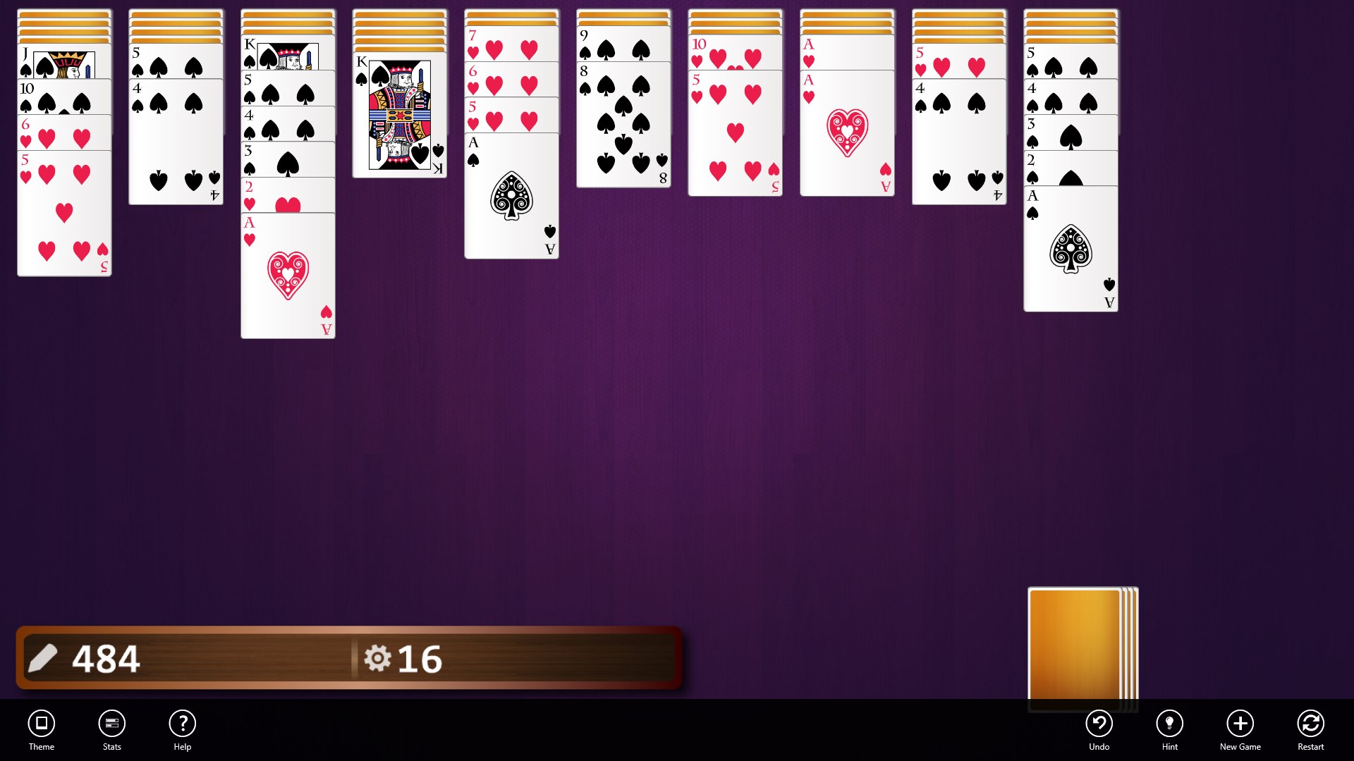 3rd Floor Spider Solitaire screenshot