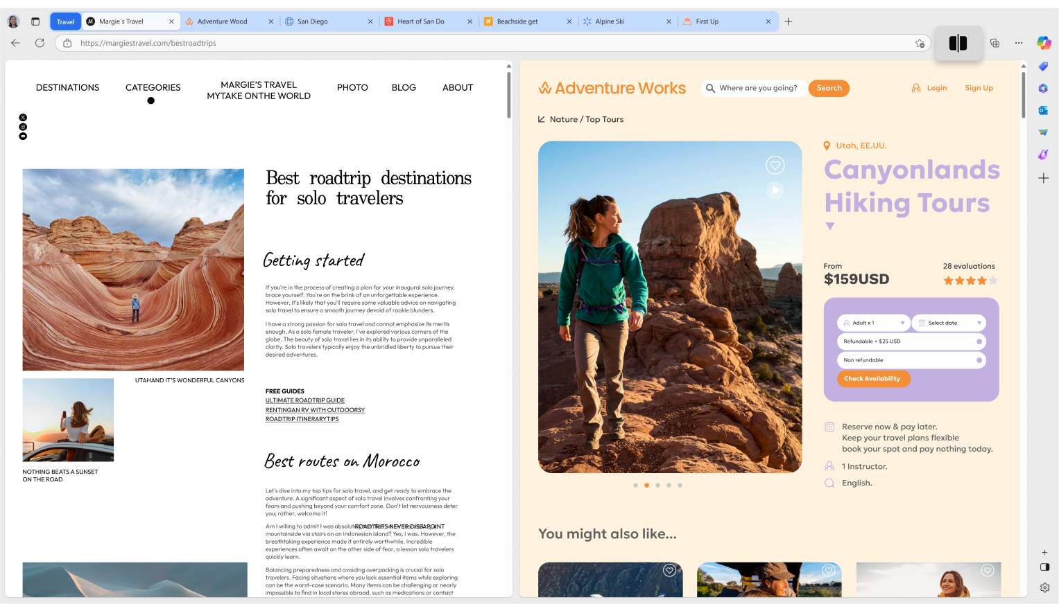 Microsoft Edge Browser screenshot