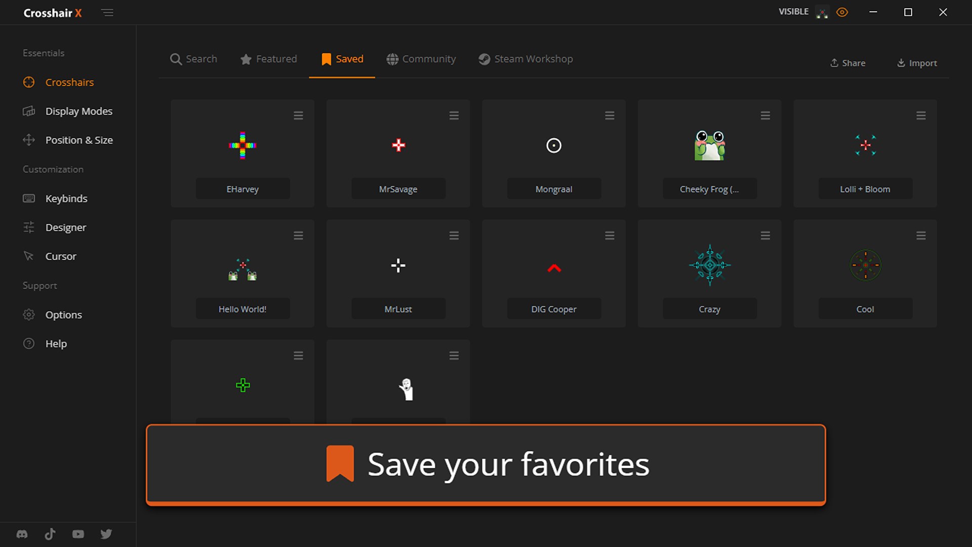 Crosshair X screenshot