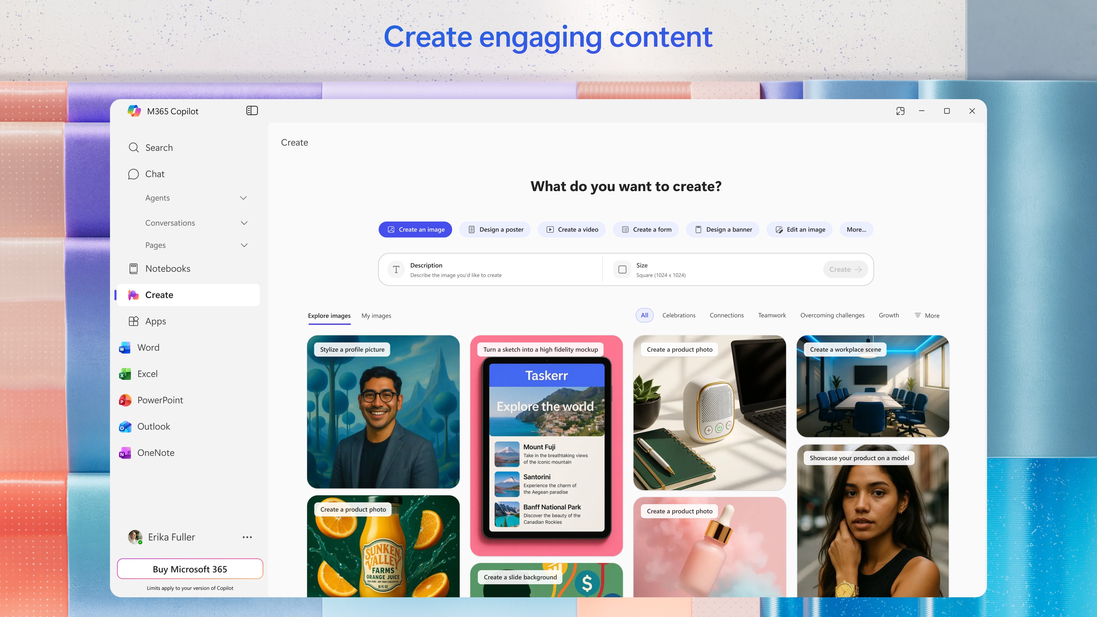 Microsoft 365 Copilot screenshot
