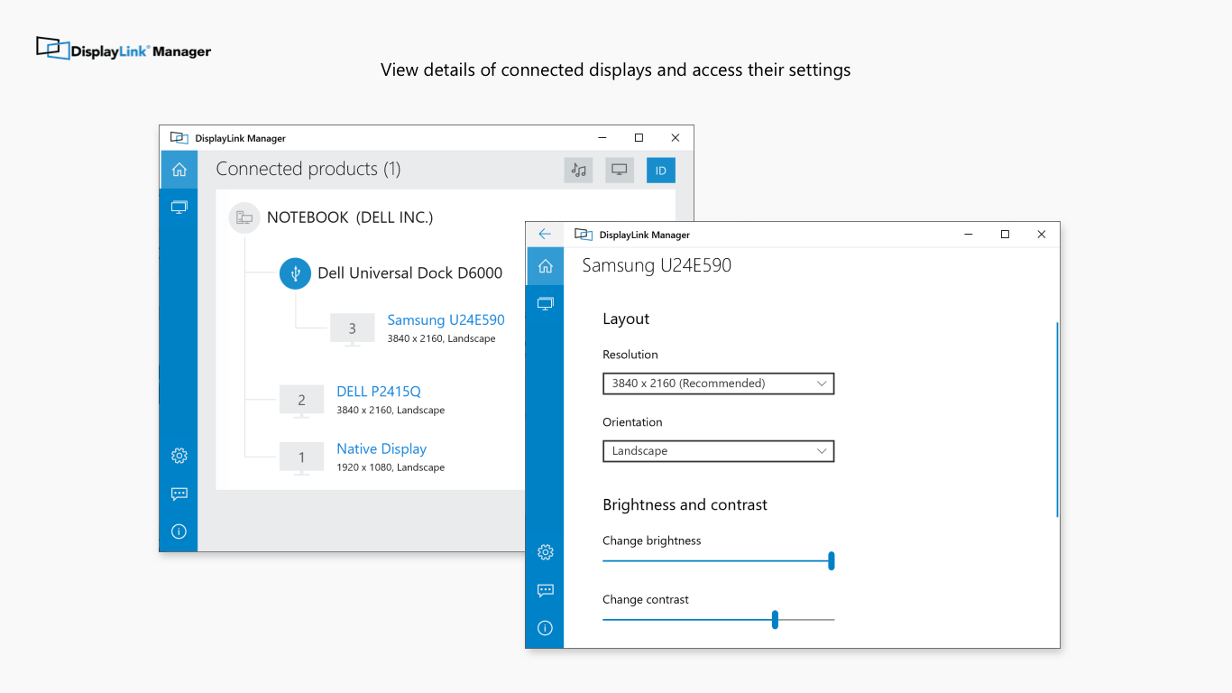 DisplayLink Manager screenshot
