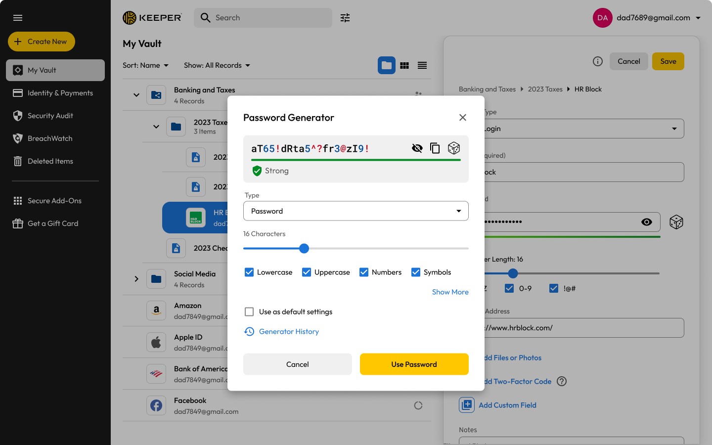 Keeper® Password Manager screenshot