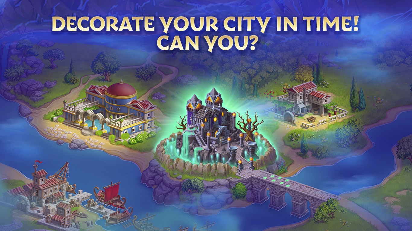 Jewels of Rome: Match-3 and City Building Game! screenshot