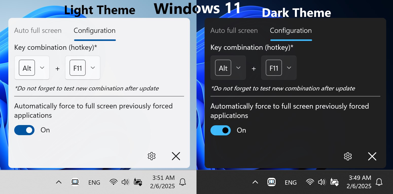 Force Full Screen screenshot