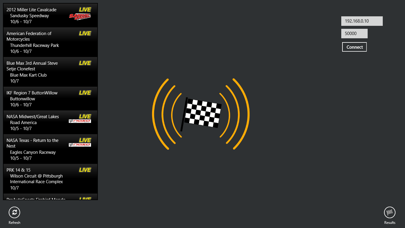 Race Monitor screenshot