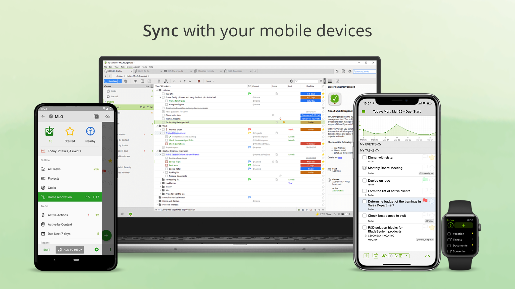 MyLifeOrganized - To-Do List screenshot