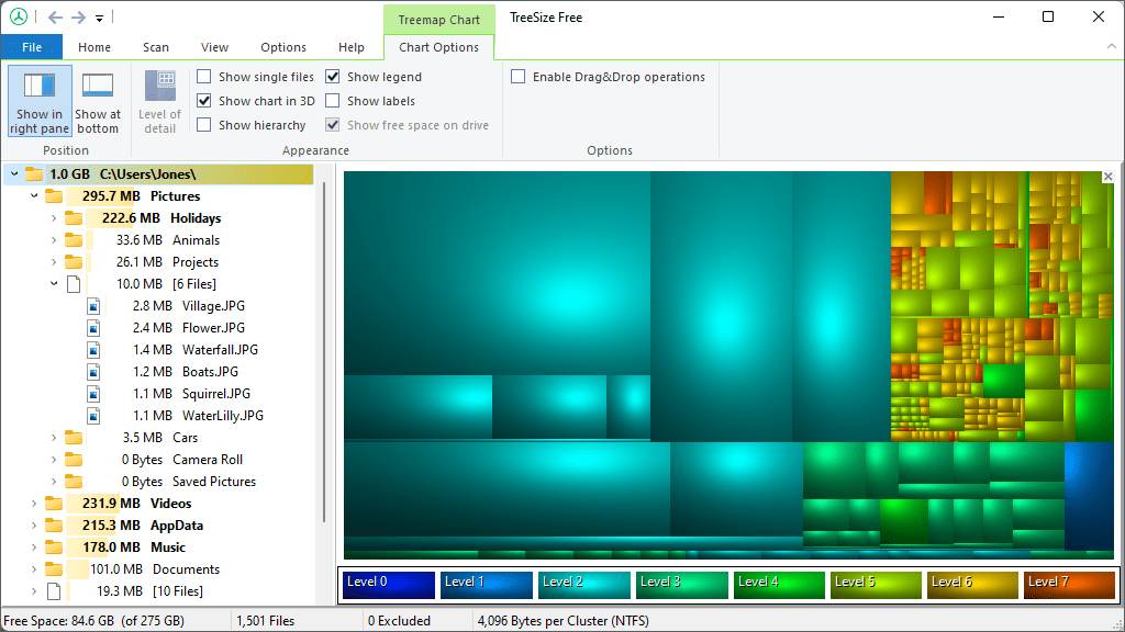 TreeSize Free screenshot
