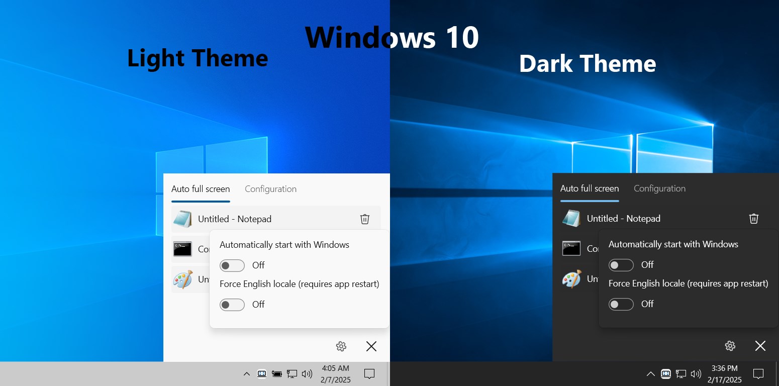 Force Full Screen screenshot