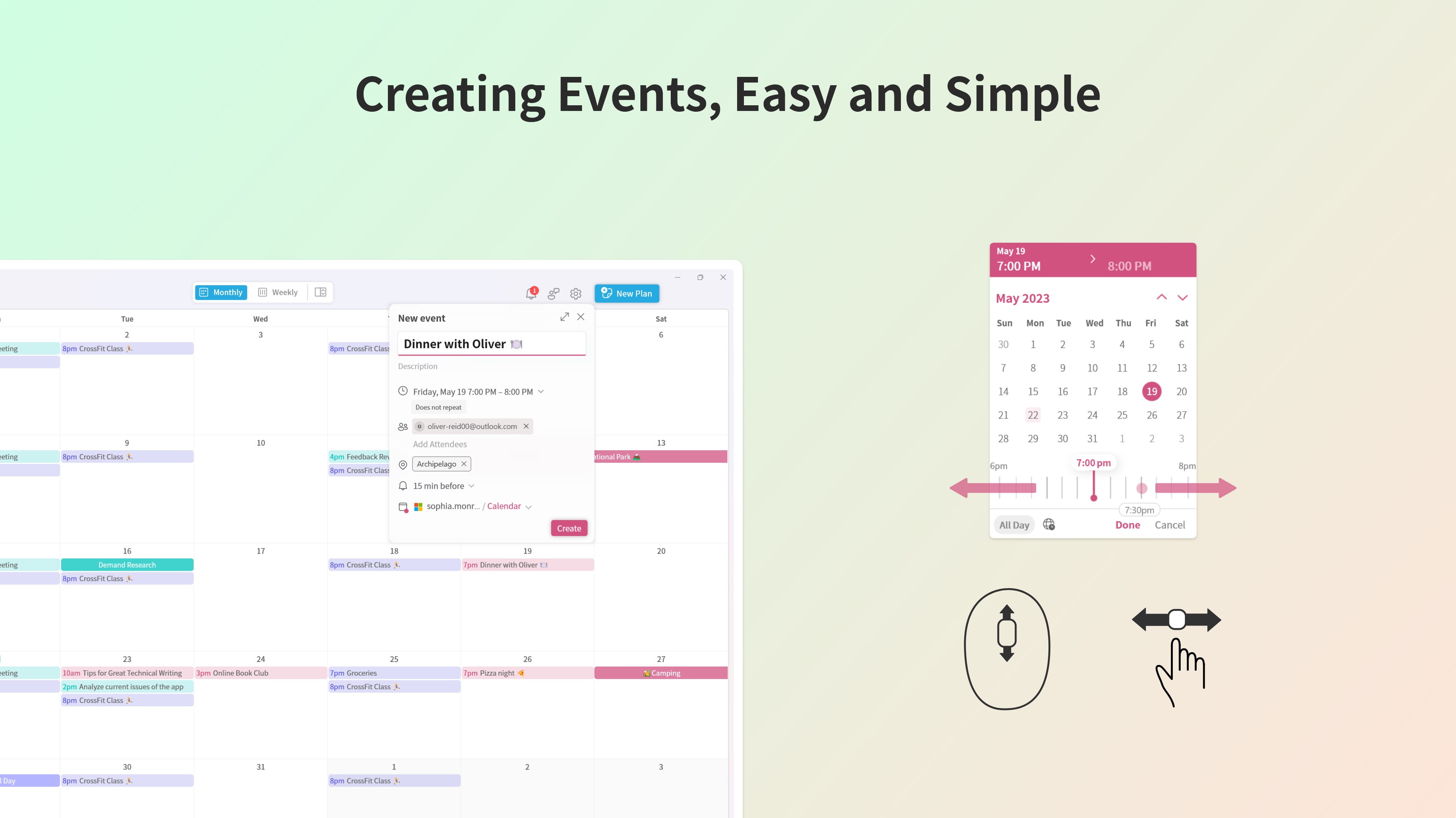 Me Calendar screenshot