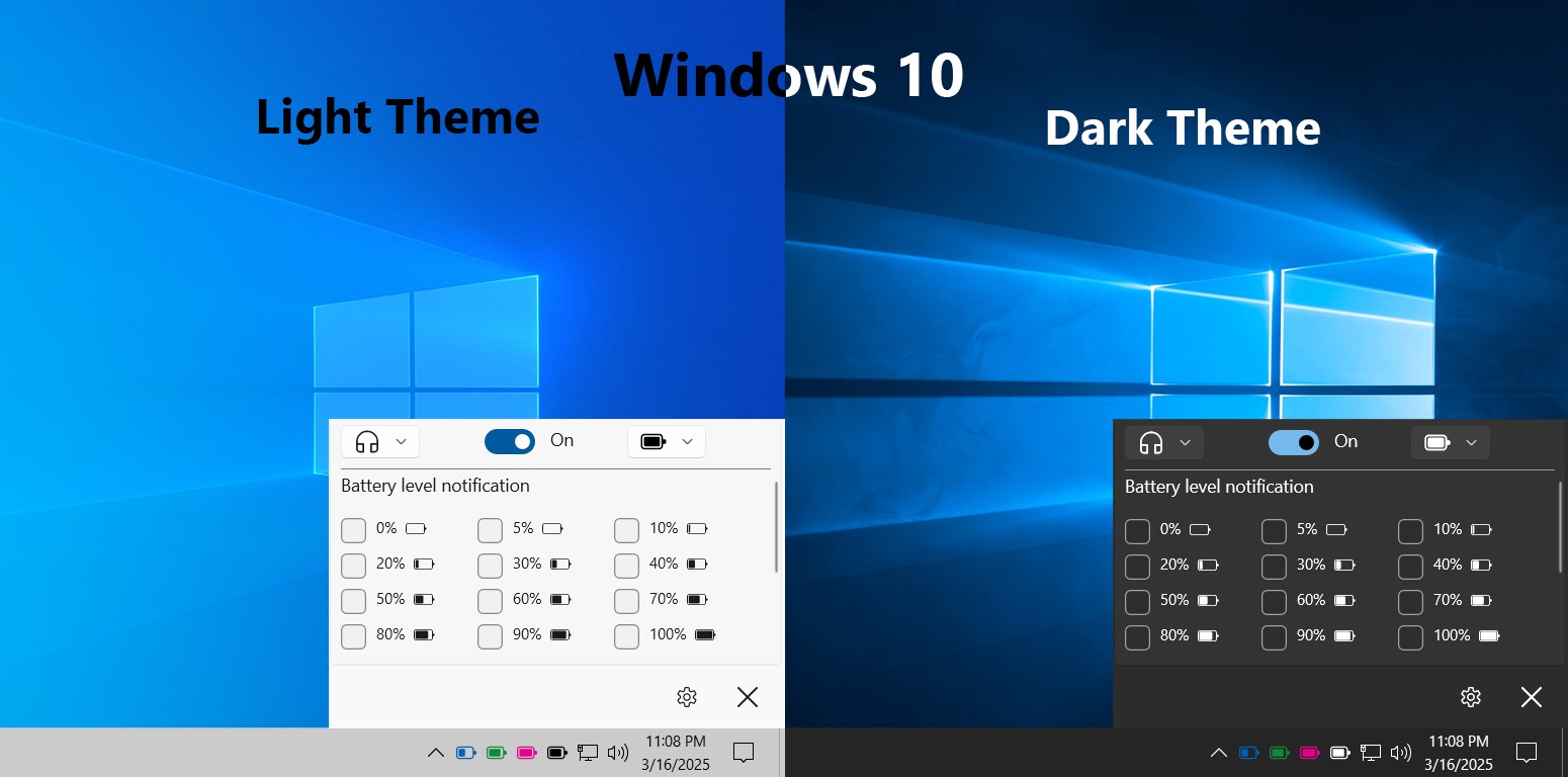 Bluetooth Battery Level screenshot