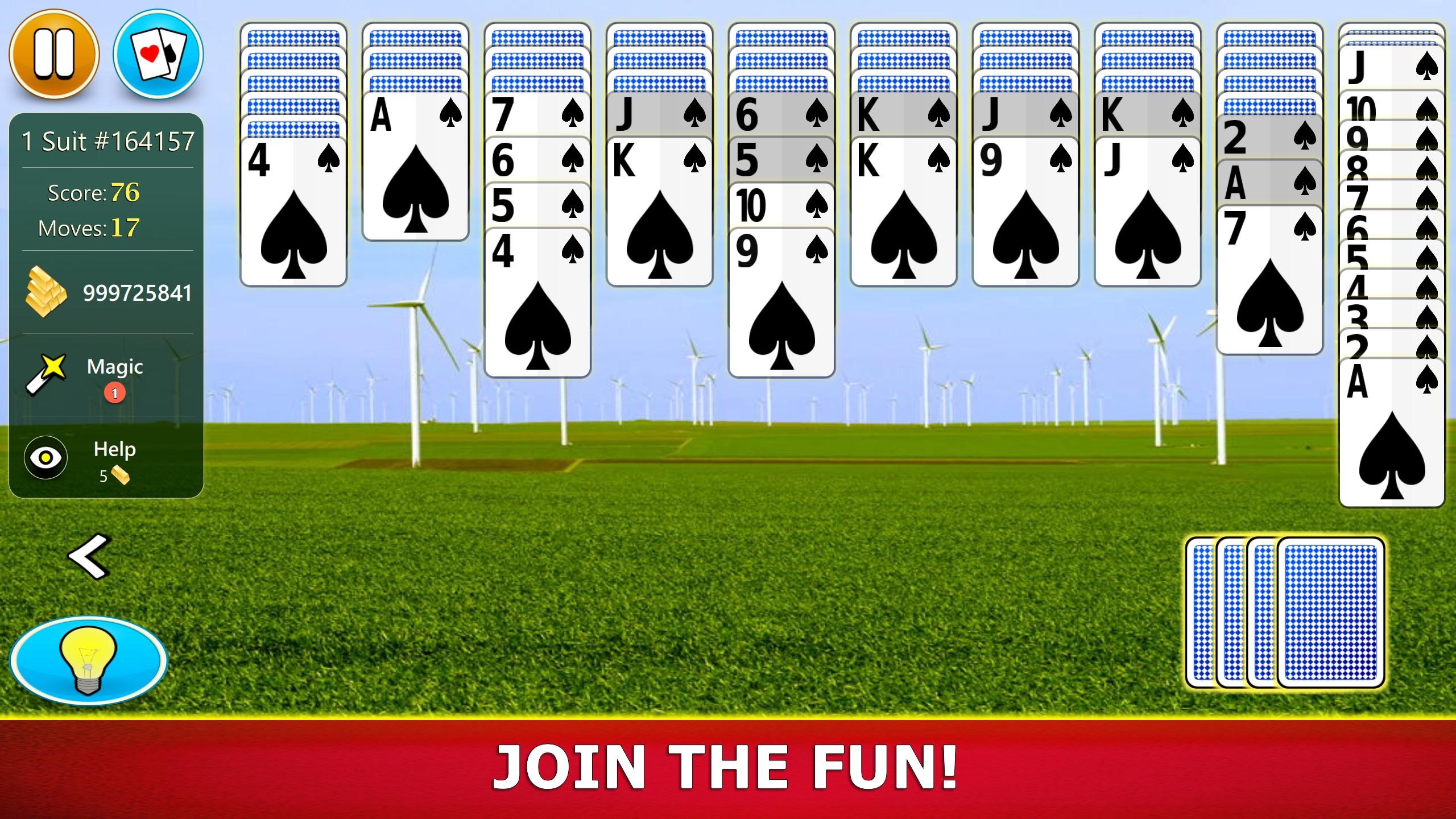 Spider Solitaire Mobile screenshot