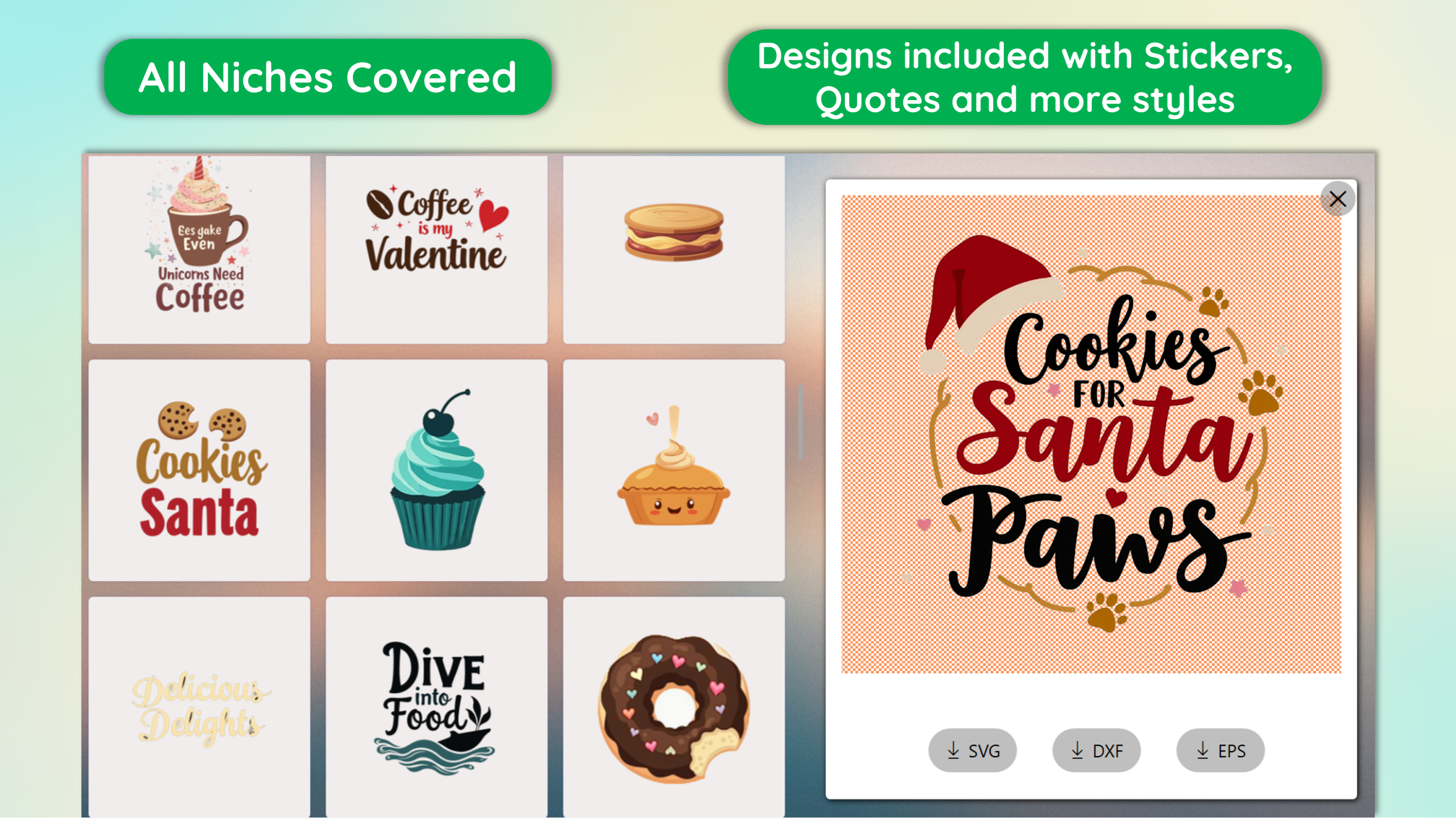 Designs Space PRO : Maker, Explore illustrations screenshot