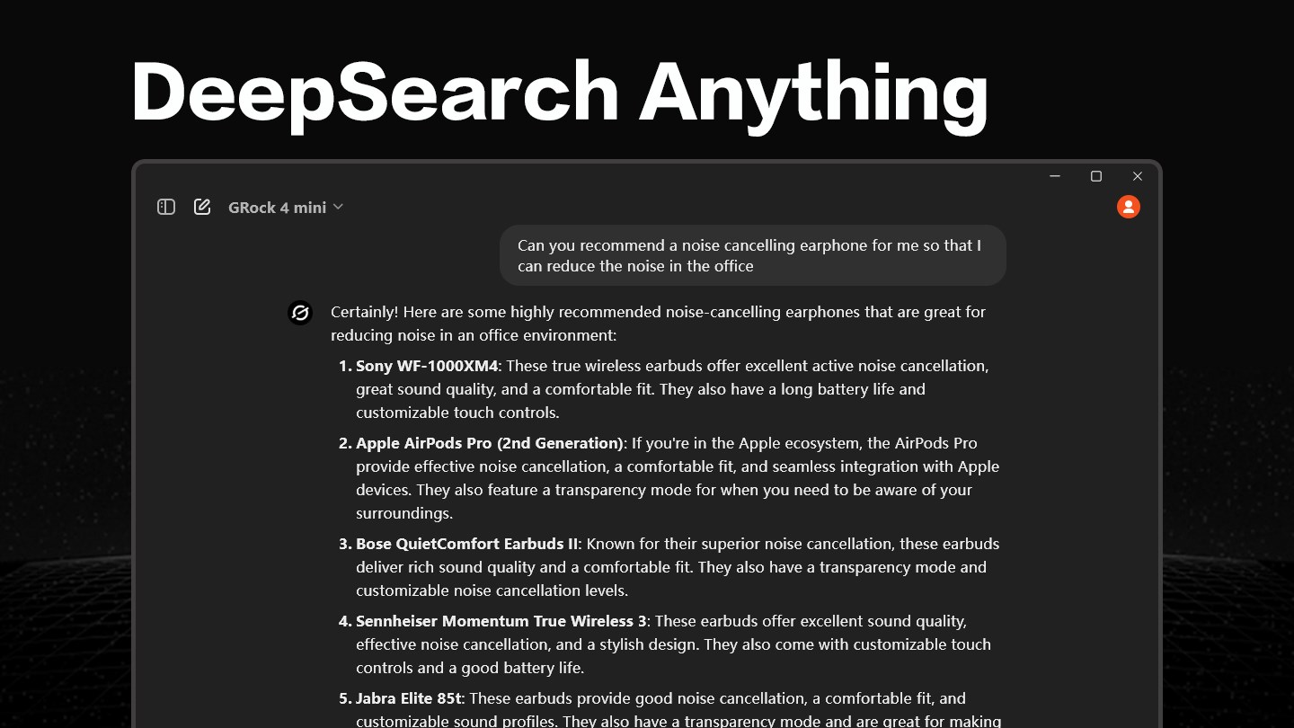 GX.AI - Powered by [Grok] Chatbot screenshot
