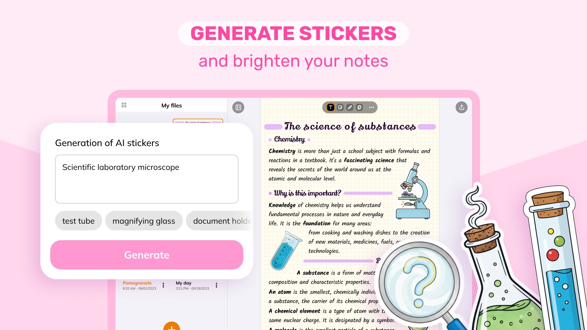 Digital Notebook — Smart Pencil Notes & PDF editor screenshot
