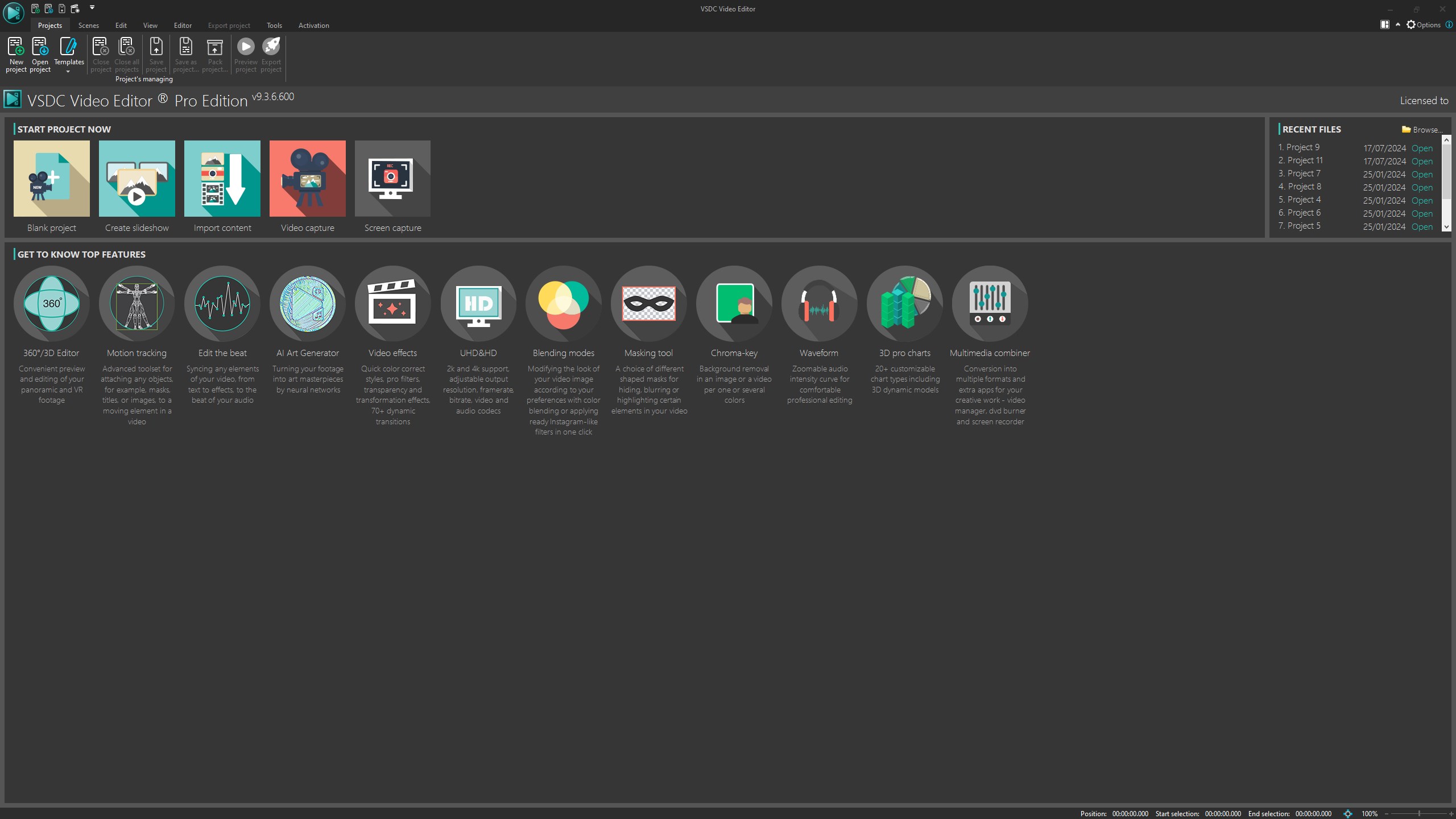 VSDC Video Editor screenshot