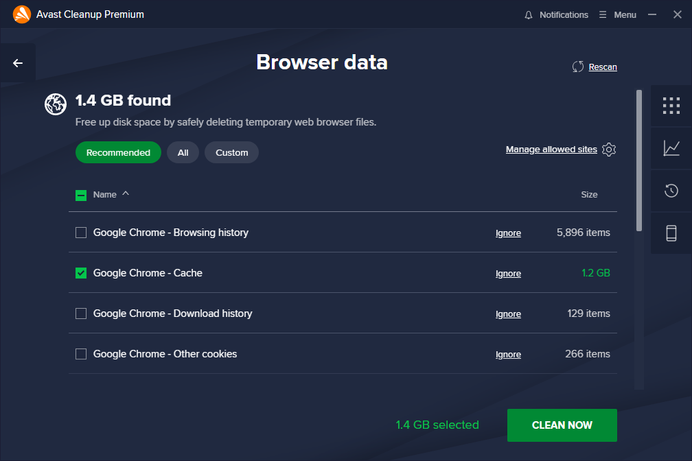 Avast Cleanup Premium screenshot