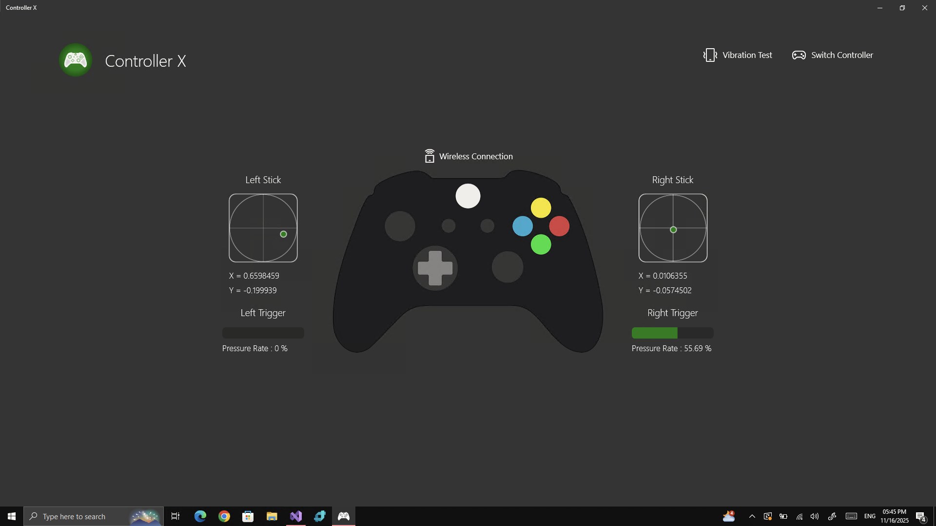 Controller X screenshot