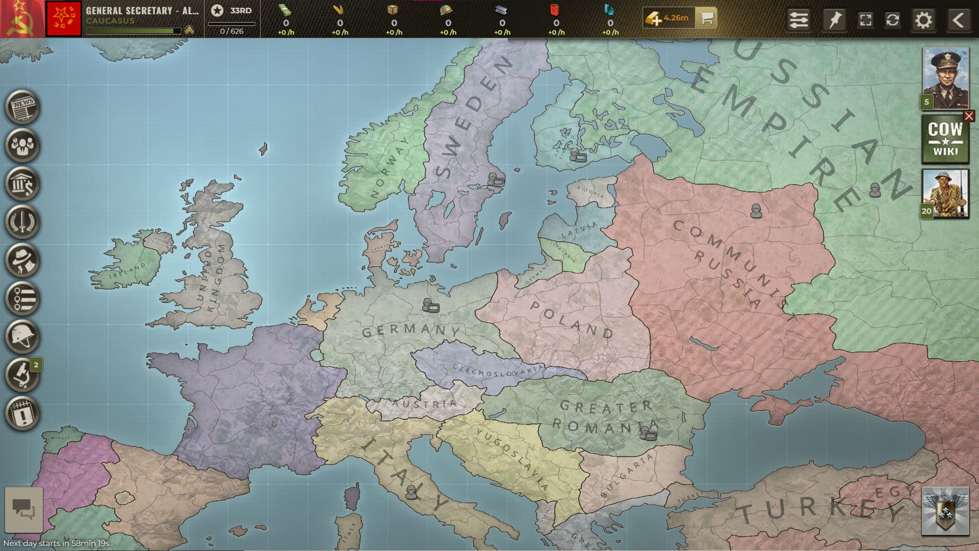 Call of War screenshot