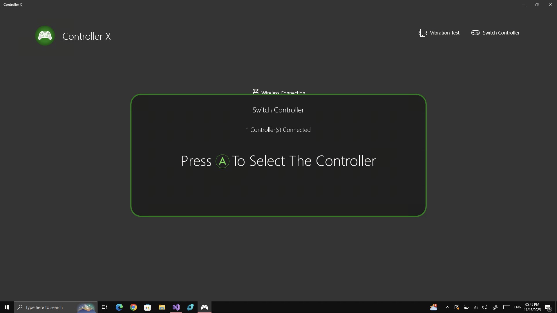 Controller X screenshot
