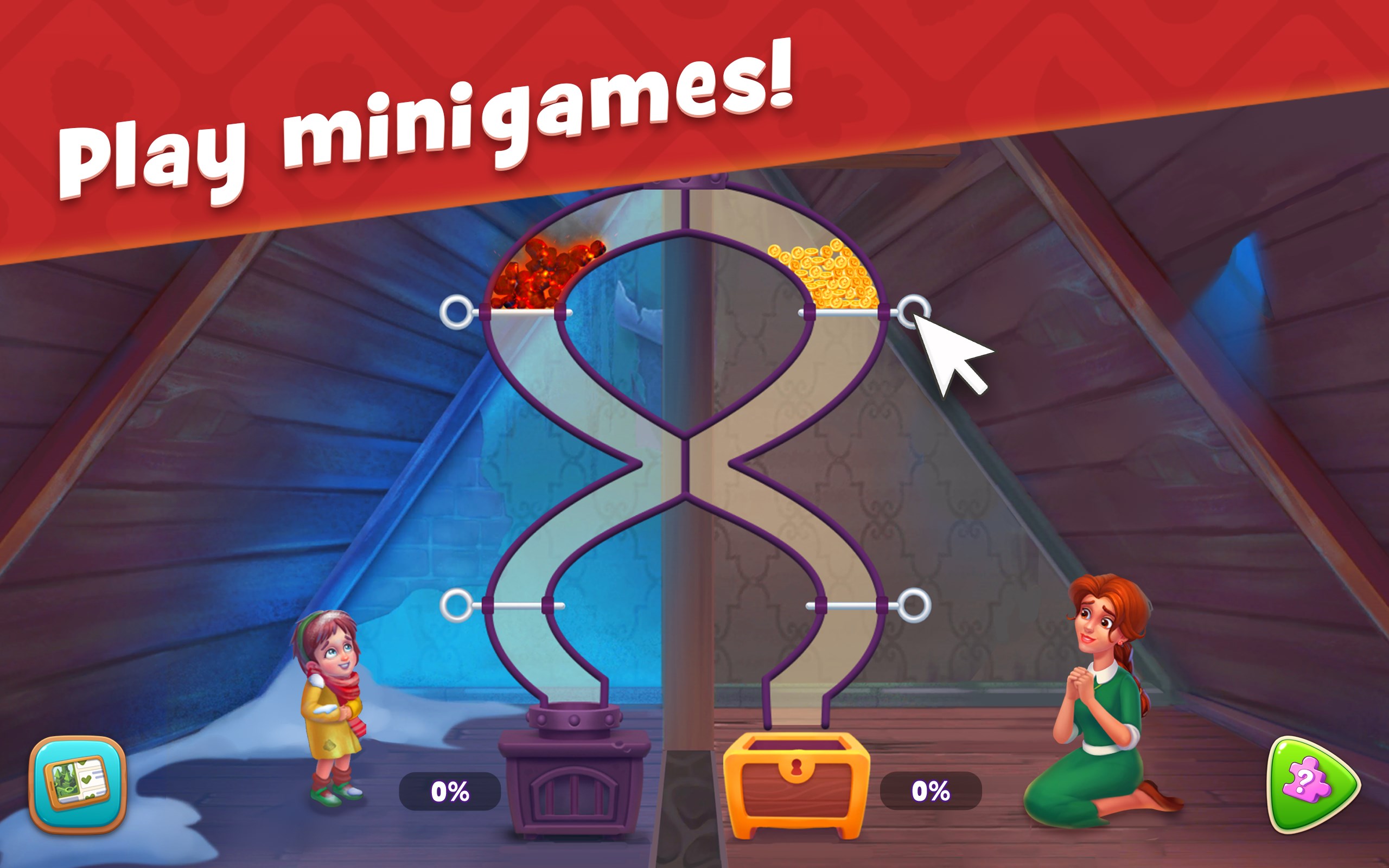 Gardenscapes screenshot