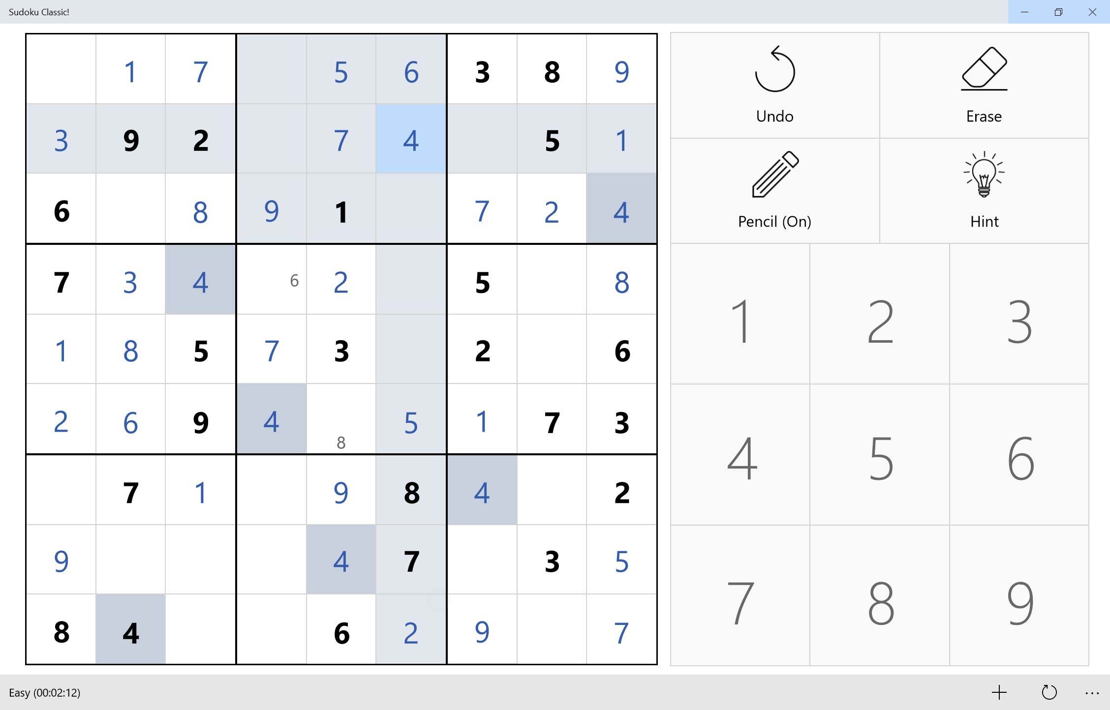 Sudoku Classic! screenshot