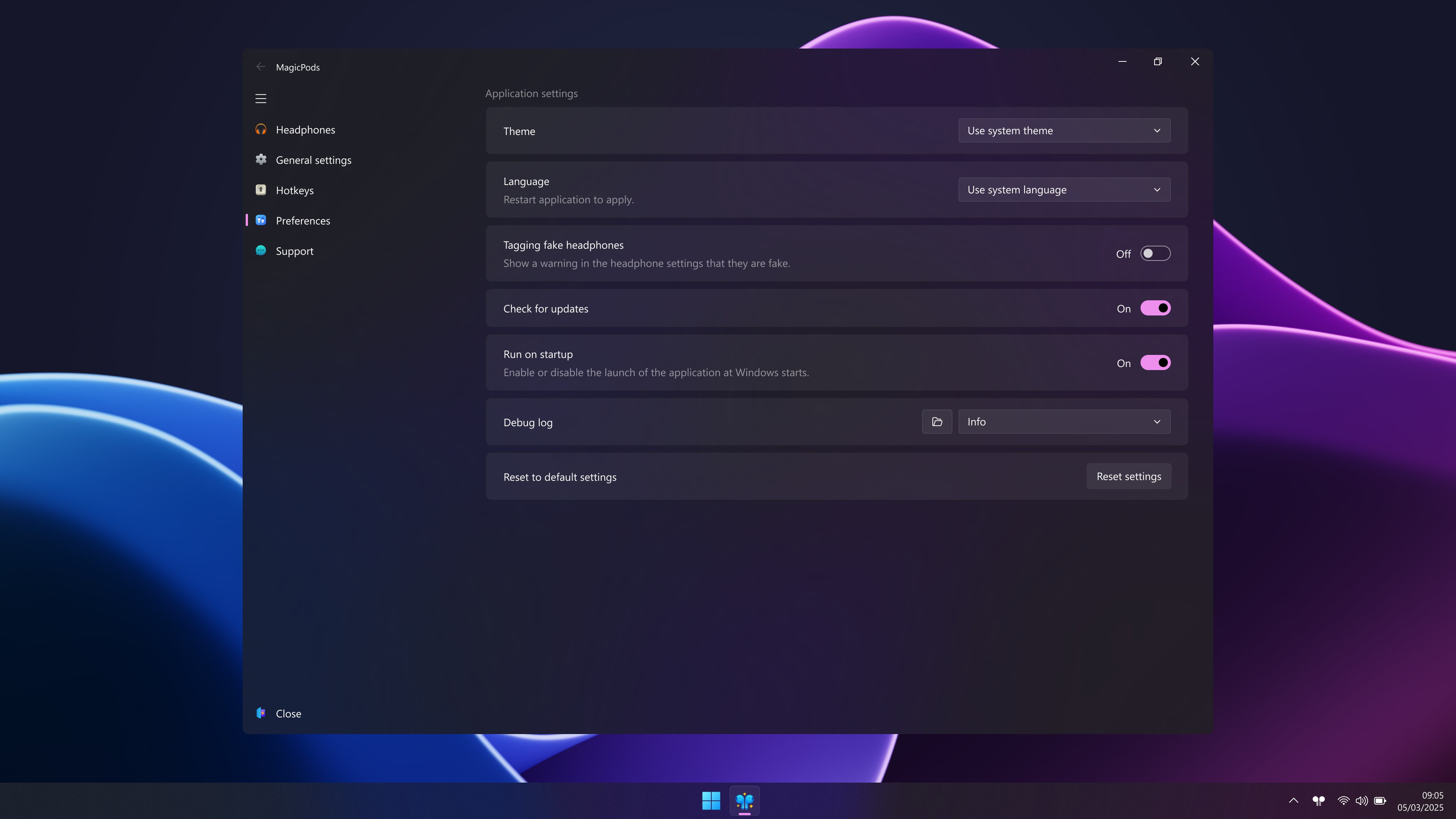MagicPods screenshot