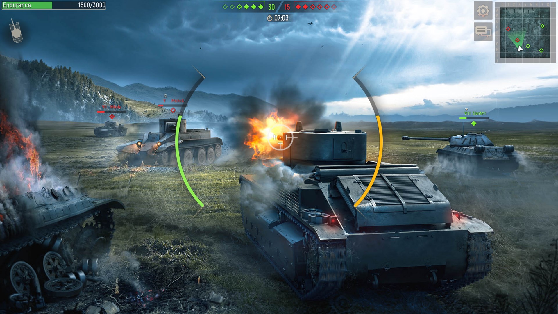 Battle Tanks — Online WW2 PvP Tank Shooter Game screenshot