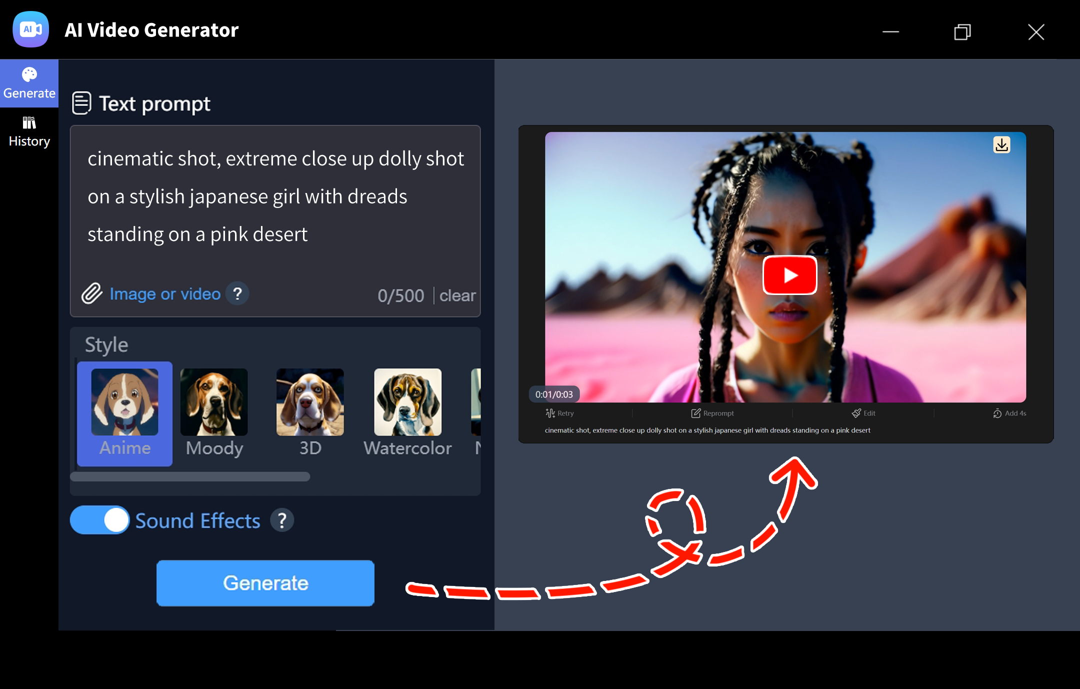AI Video Generator - Text to Video screenshot