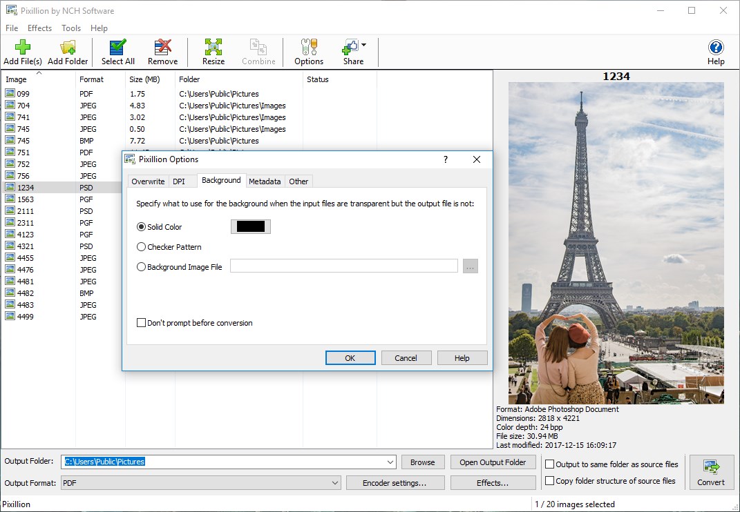 Pixillion screenshot