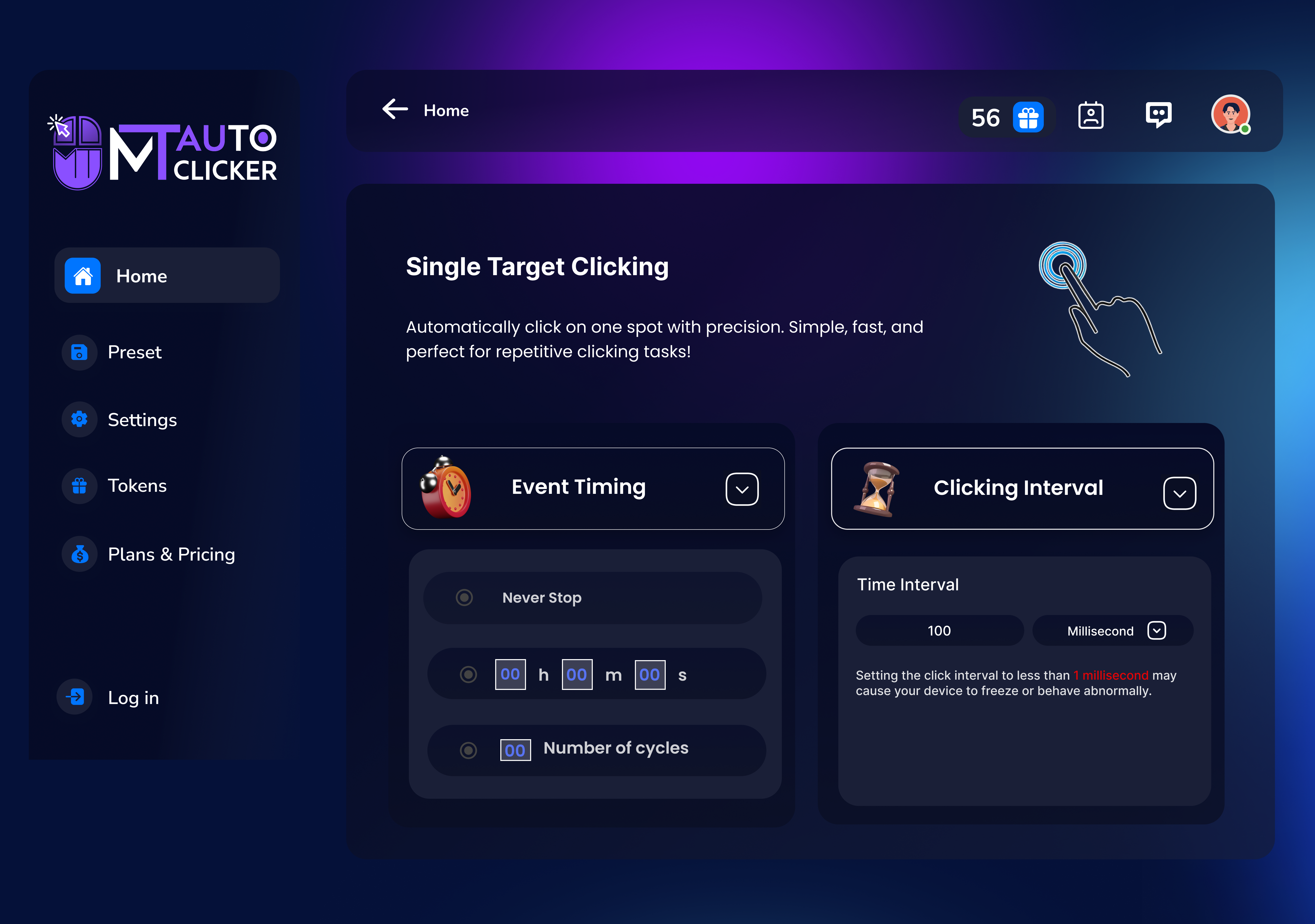 MT Auto Clicker screenshot