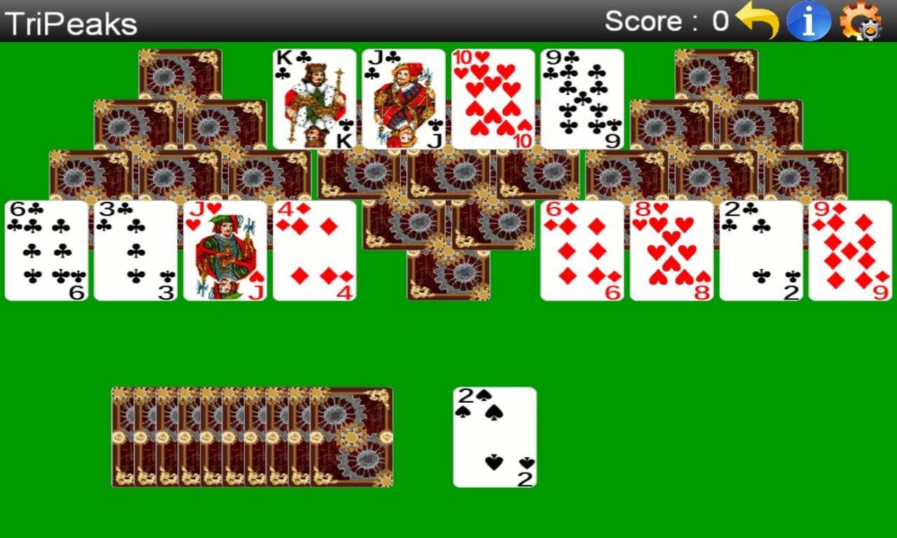 TriPeaks Solitaire (Free) screenshot