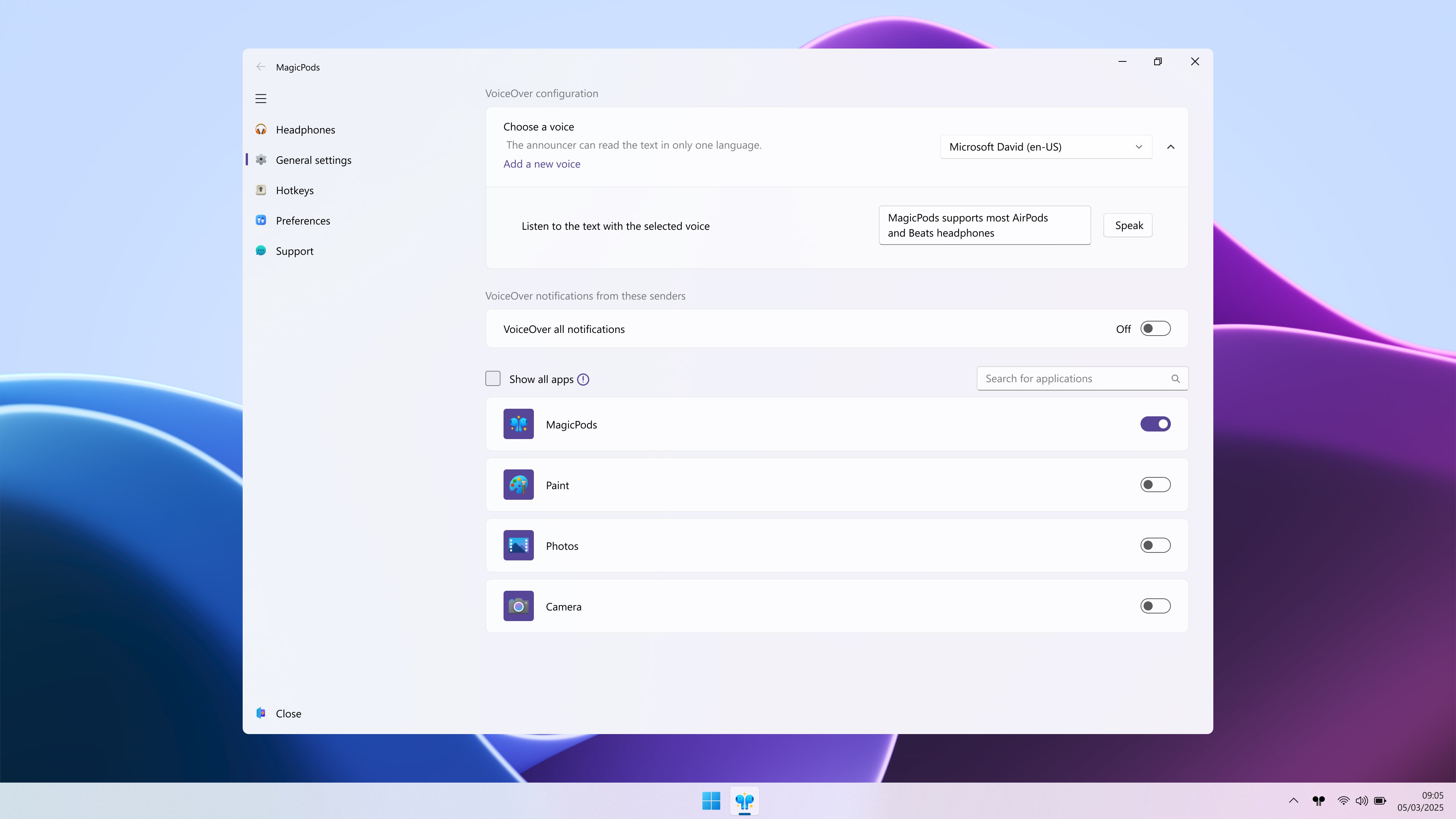MagicPods screenshot