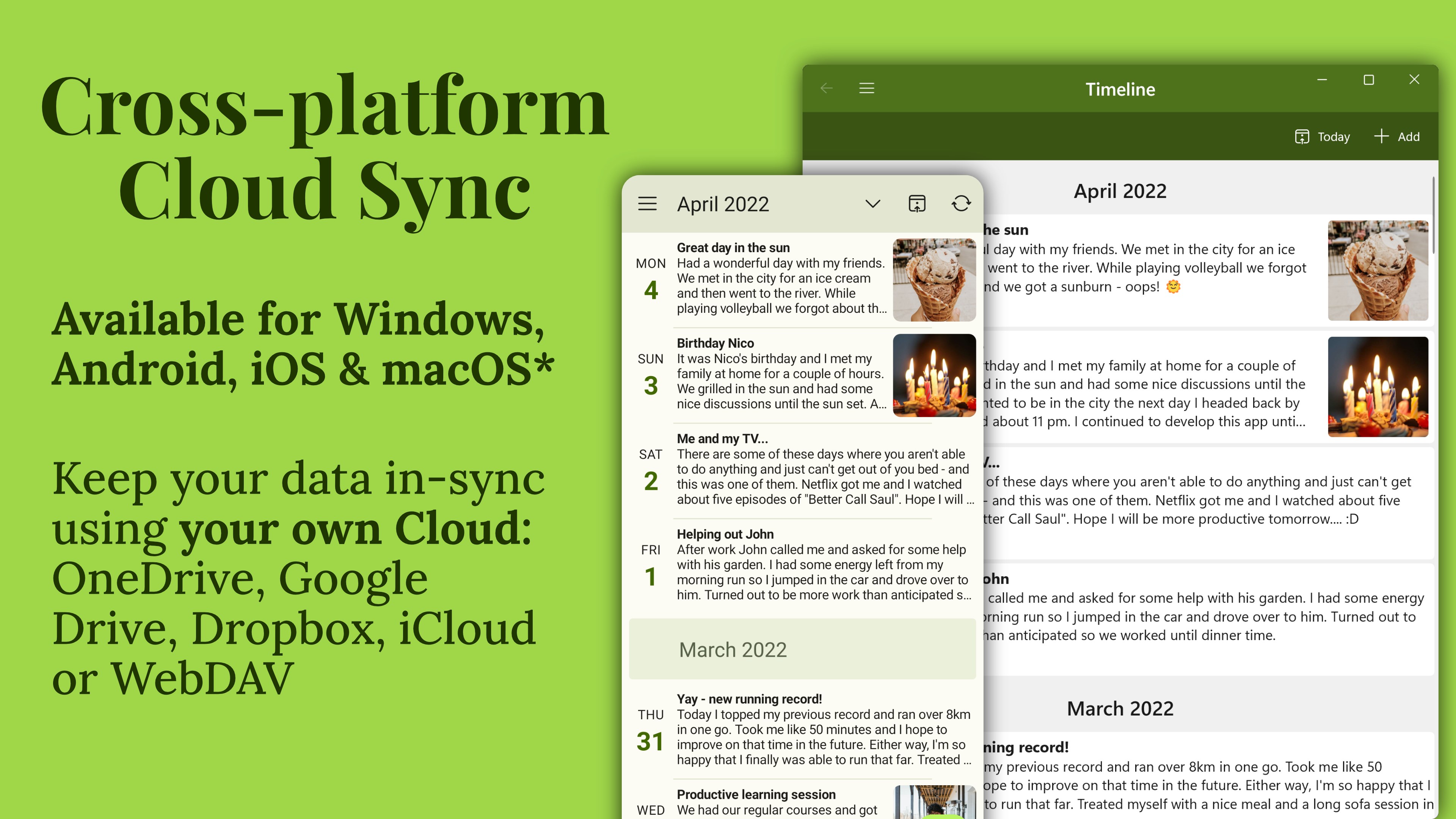 Diarium: Journal & Diary screenshot