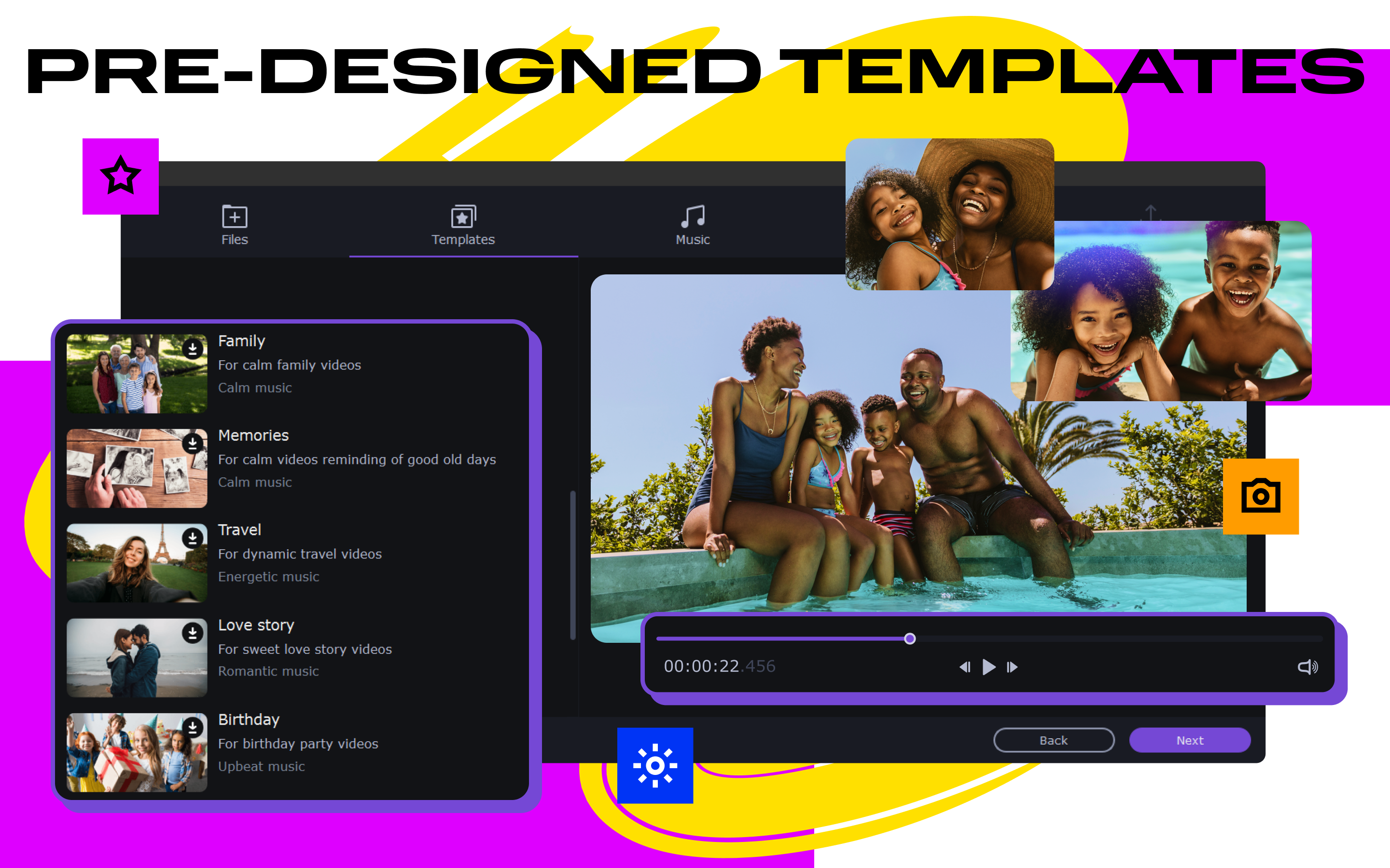 Movavi Slideshow Maker screenshot