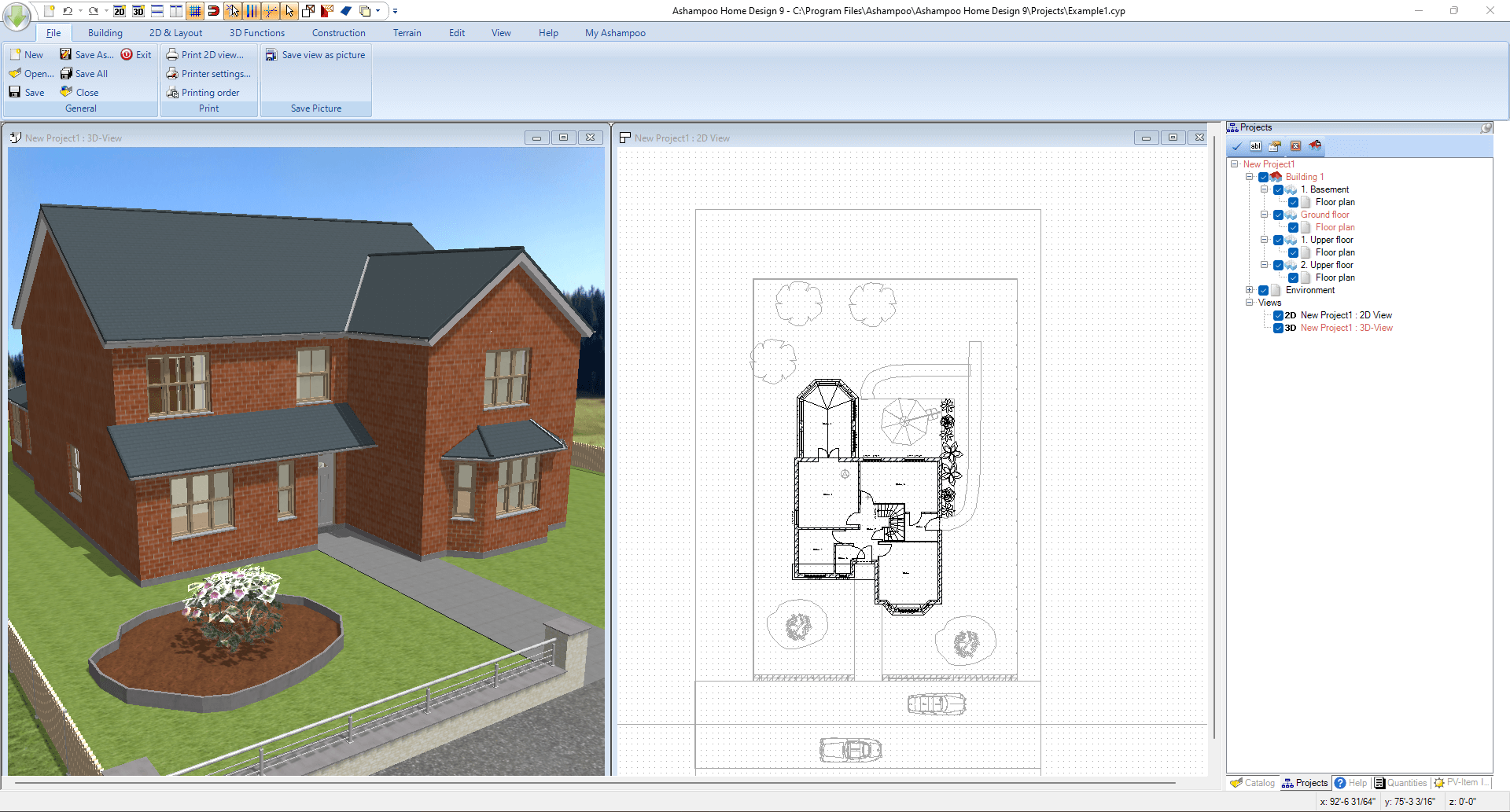 Ashampoo Home Design 9 screenshot