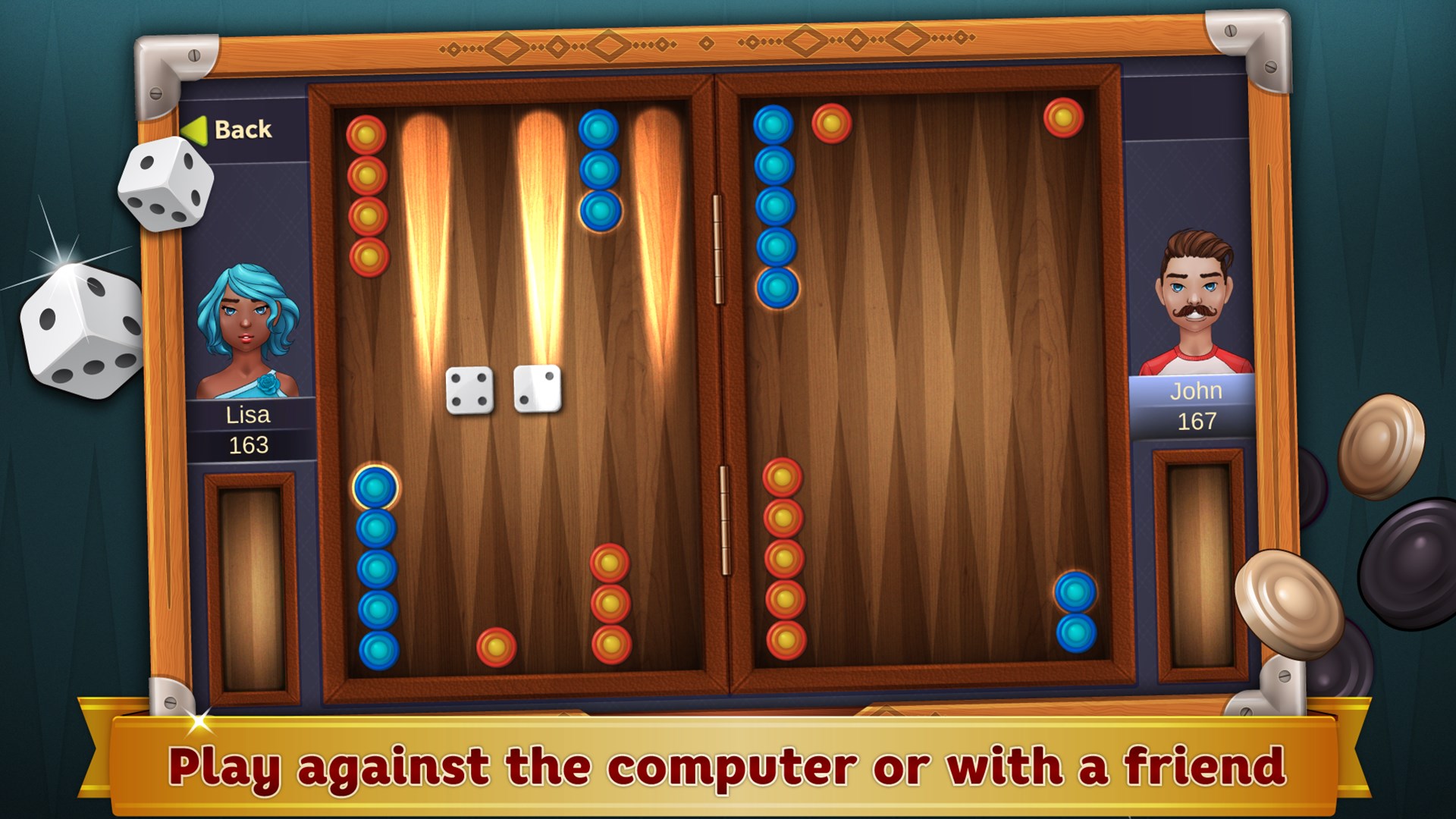 Backgammon Deluxe screenshot