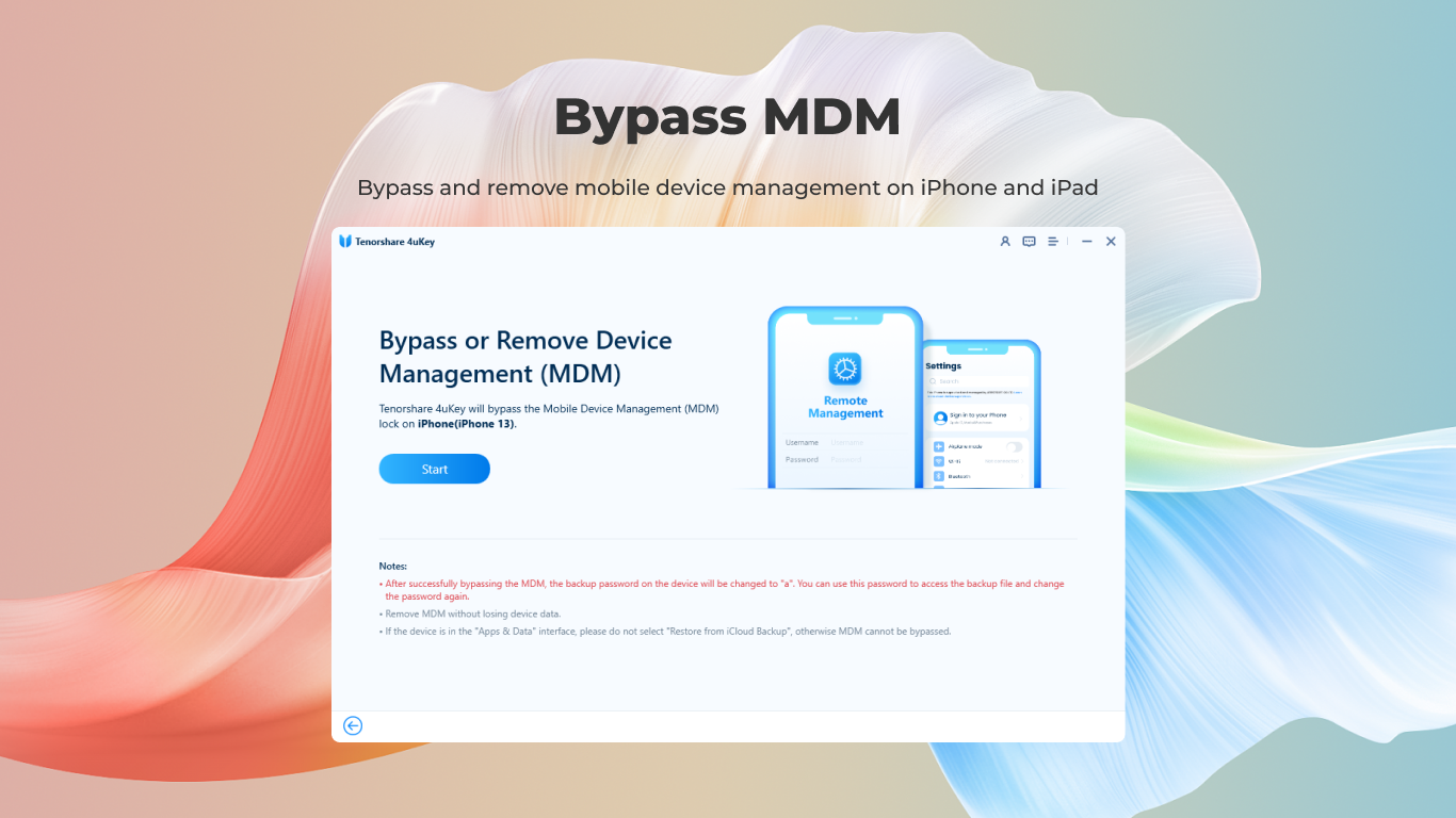 4uKey for iOS screenshot