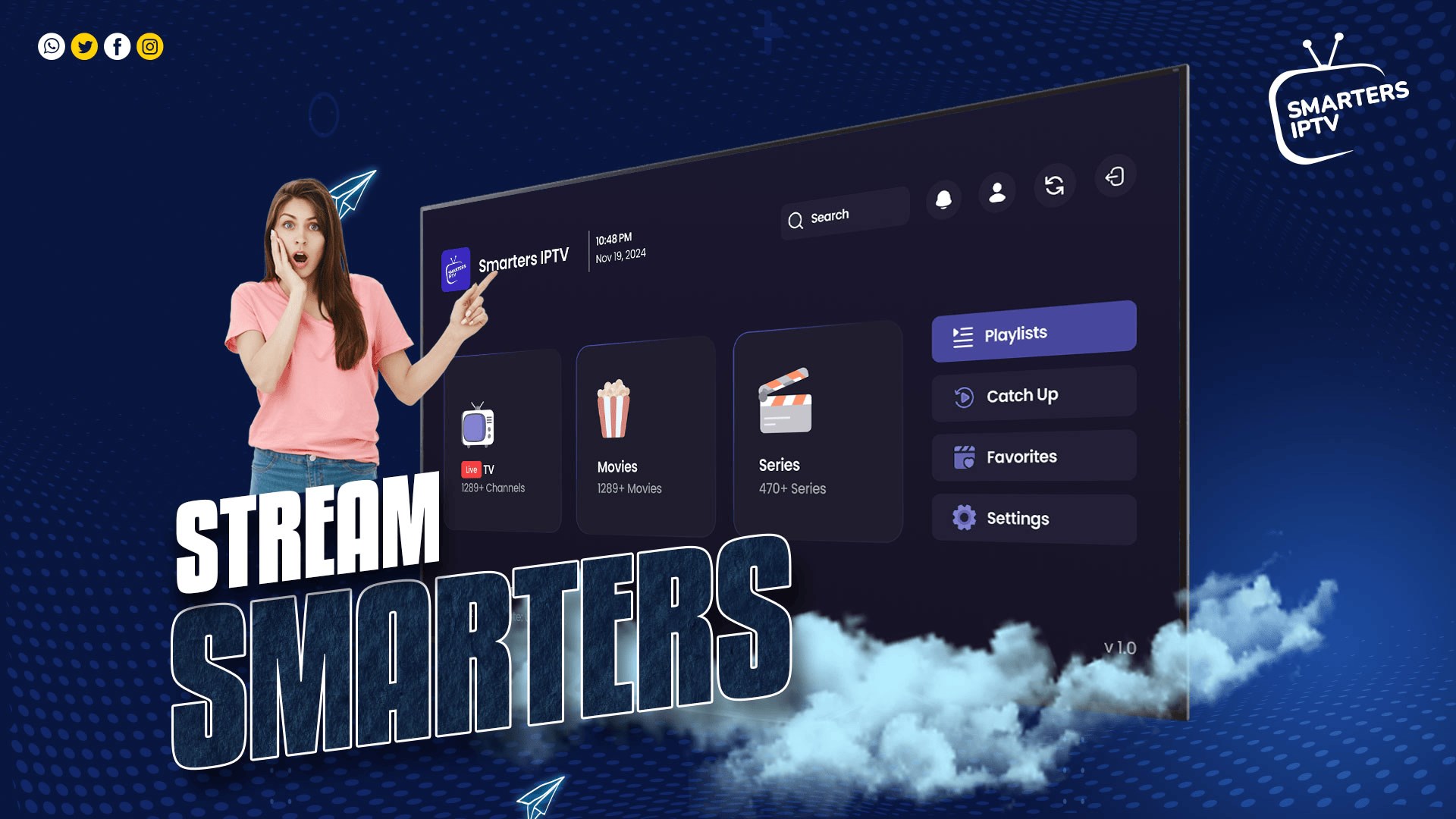 Smarters IPTV screenshot