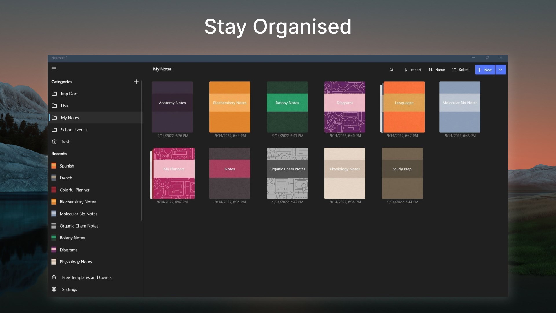 Noteshelf screenshot