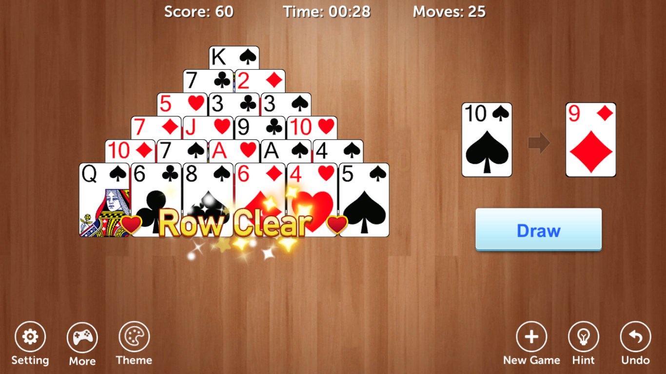 Pyramid Solitaire Pro!! screenshot