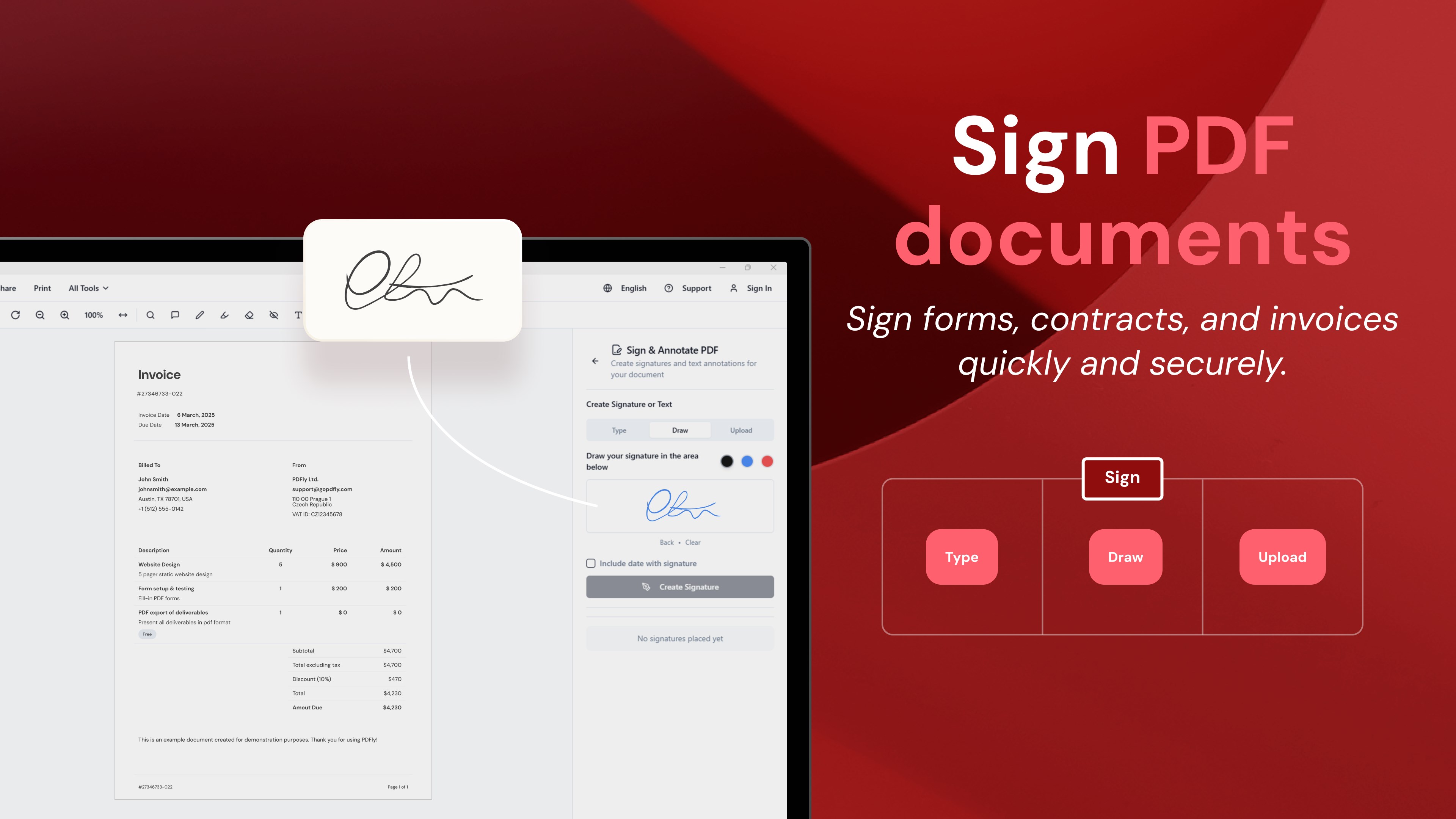 PDF Reader, Editor & Converter – PDFly screenshot