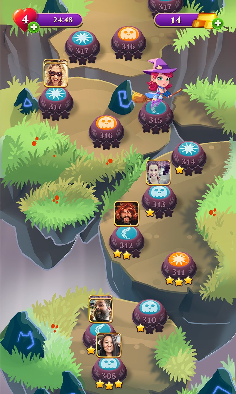Bubble Witch 3 Saga screenshot