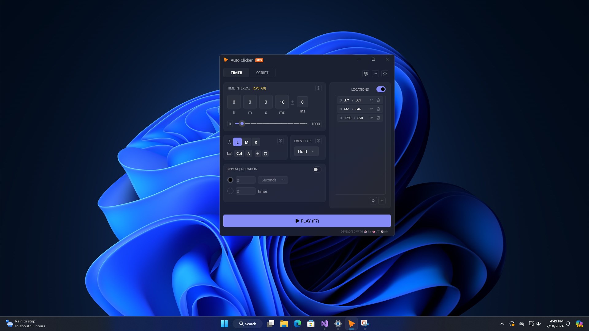 IMBA Auto Clicker screenshot