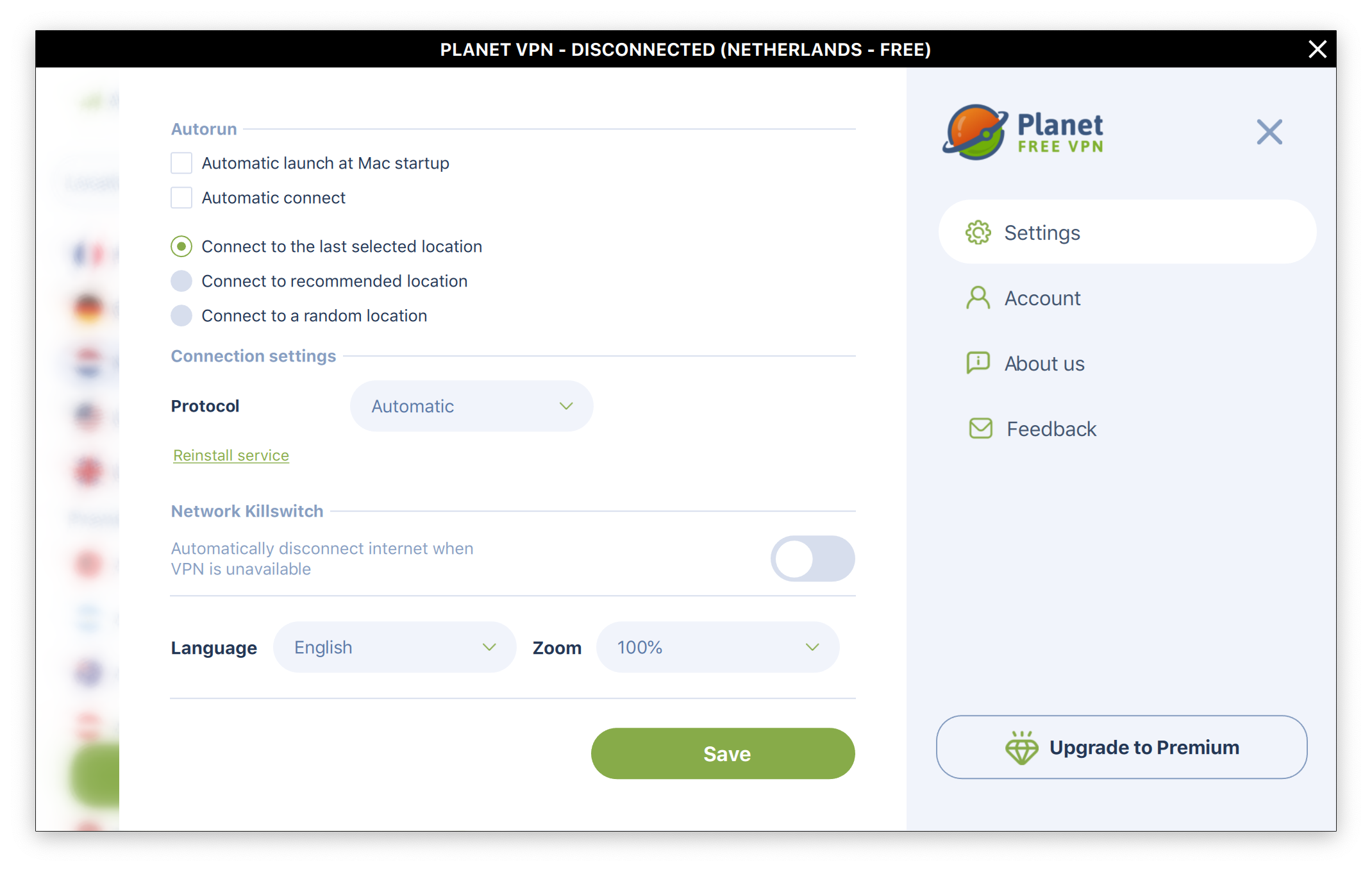 VPN - Planet VPN screenshot